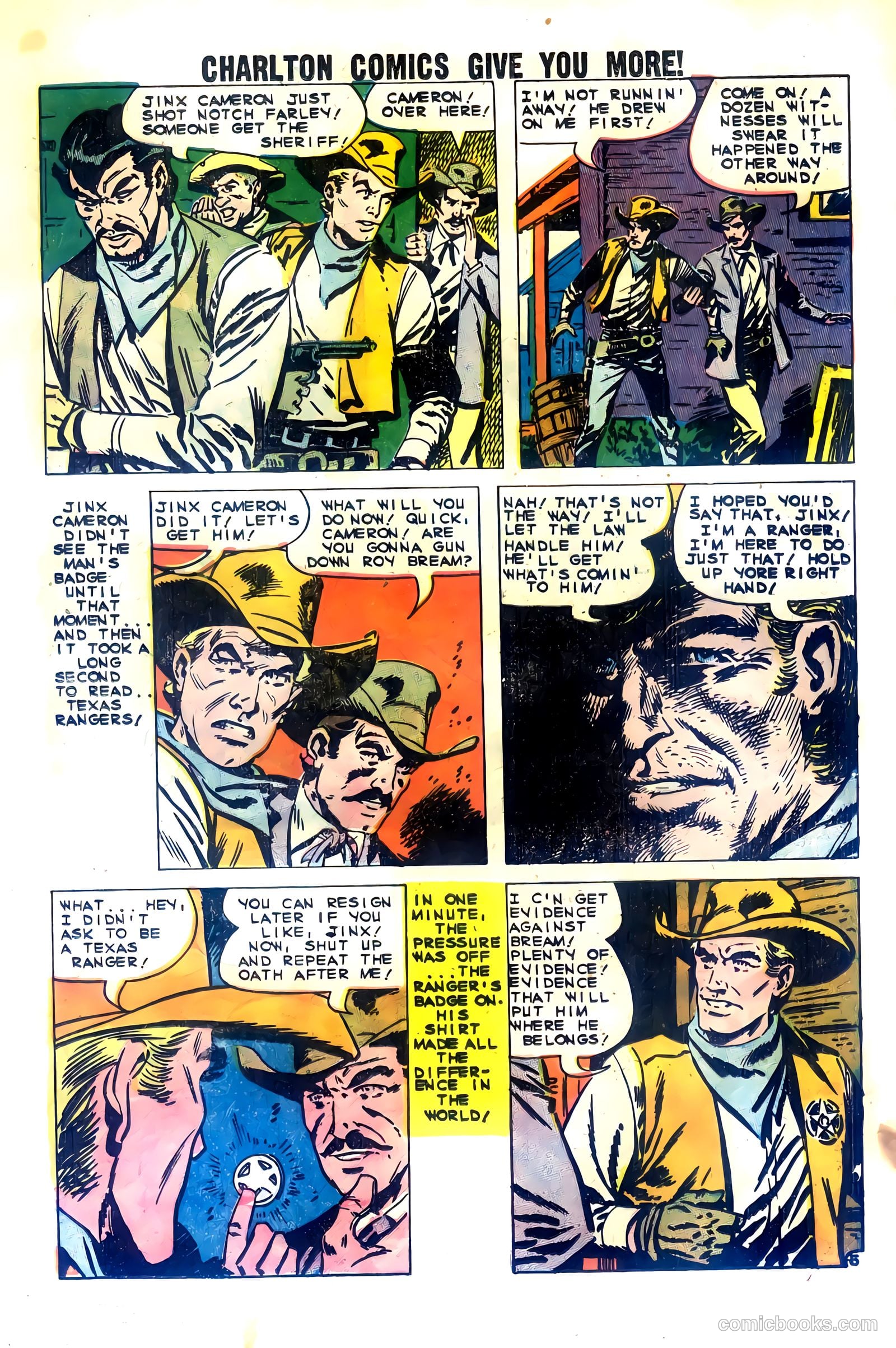 Texas Rangers in Action #20 (1960) — page 17 of 36