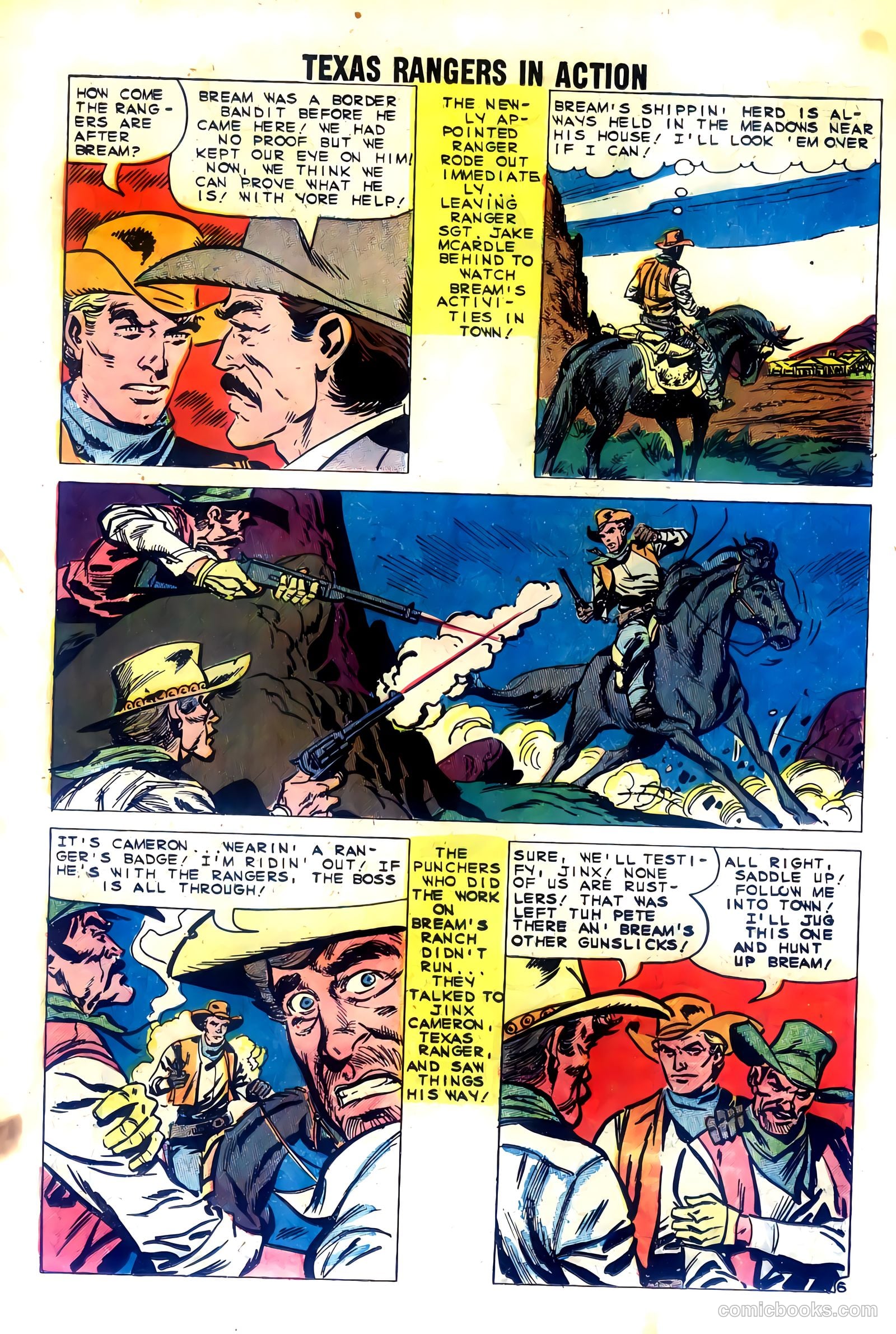 Texas Rangers in Action #20 (1960) — page 18 of 36