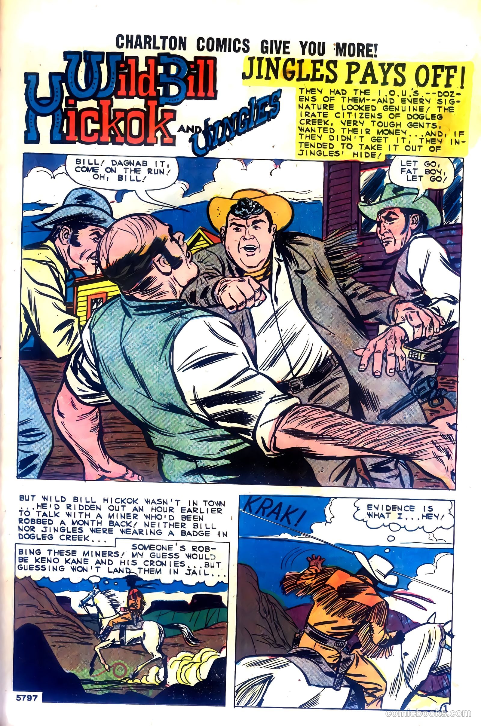 Texas Rangers in Action #20 (1960) — page 23 of 36