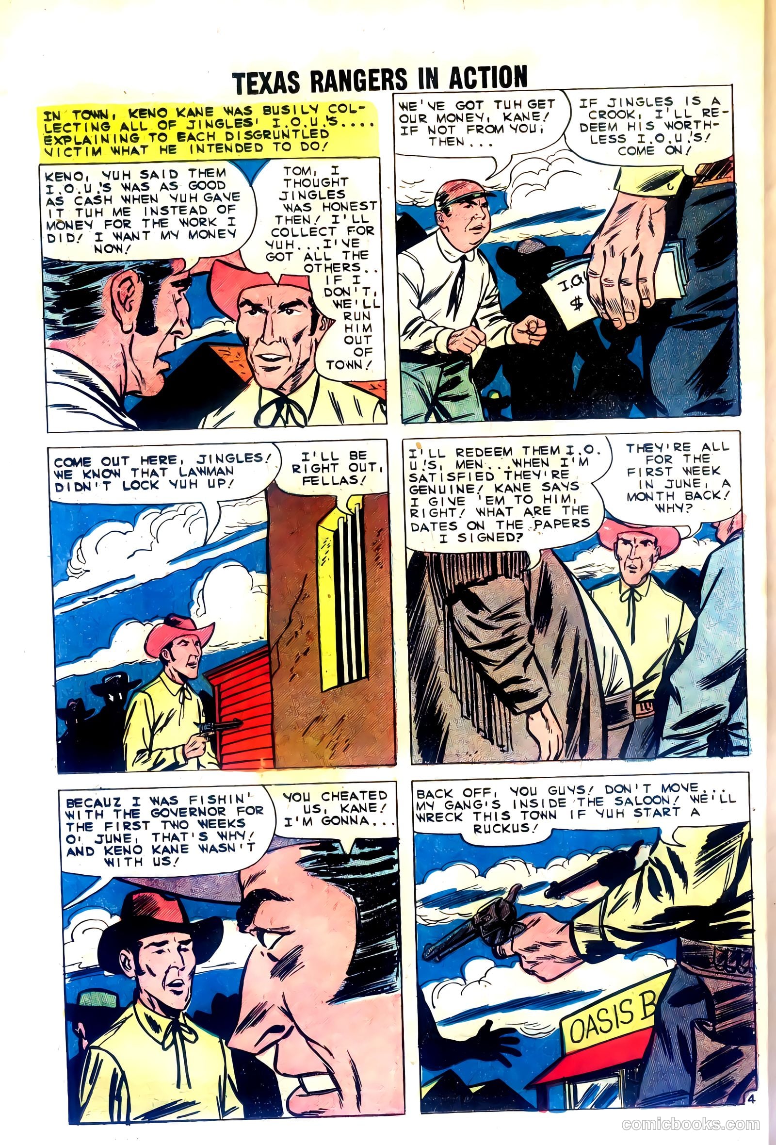 Texas Rangers in Action #20 (1960) — page 26 of 36
