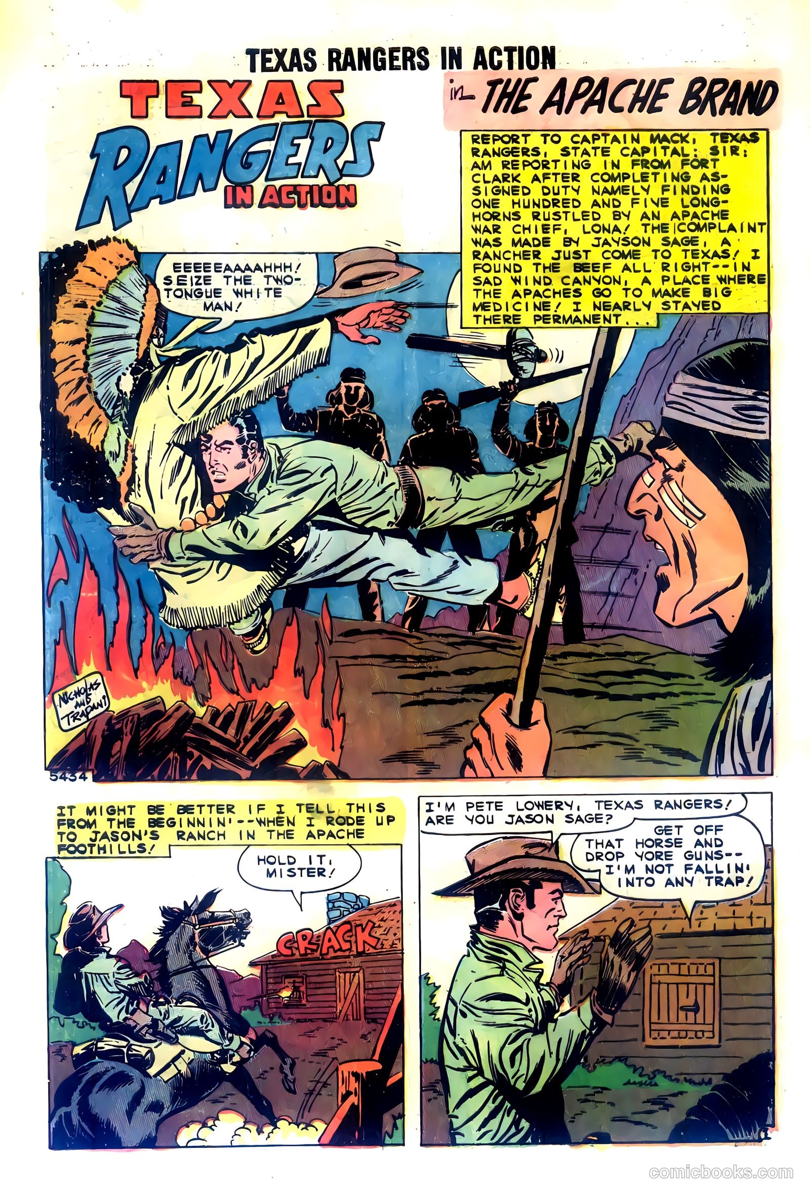 Texas Rangers in Action #20 (1960) — page 28 of 36