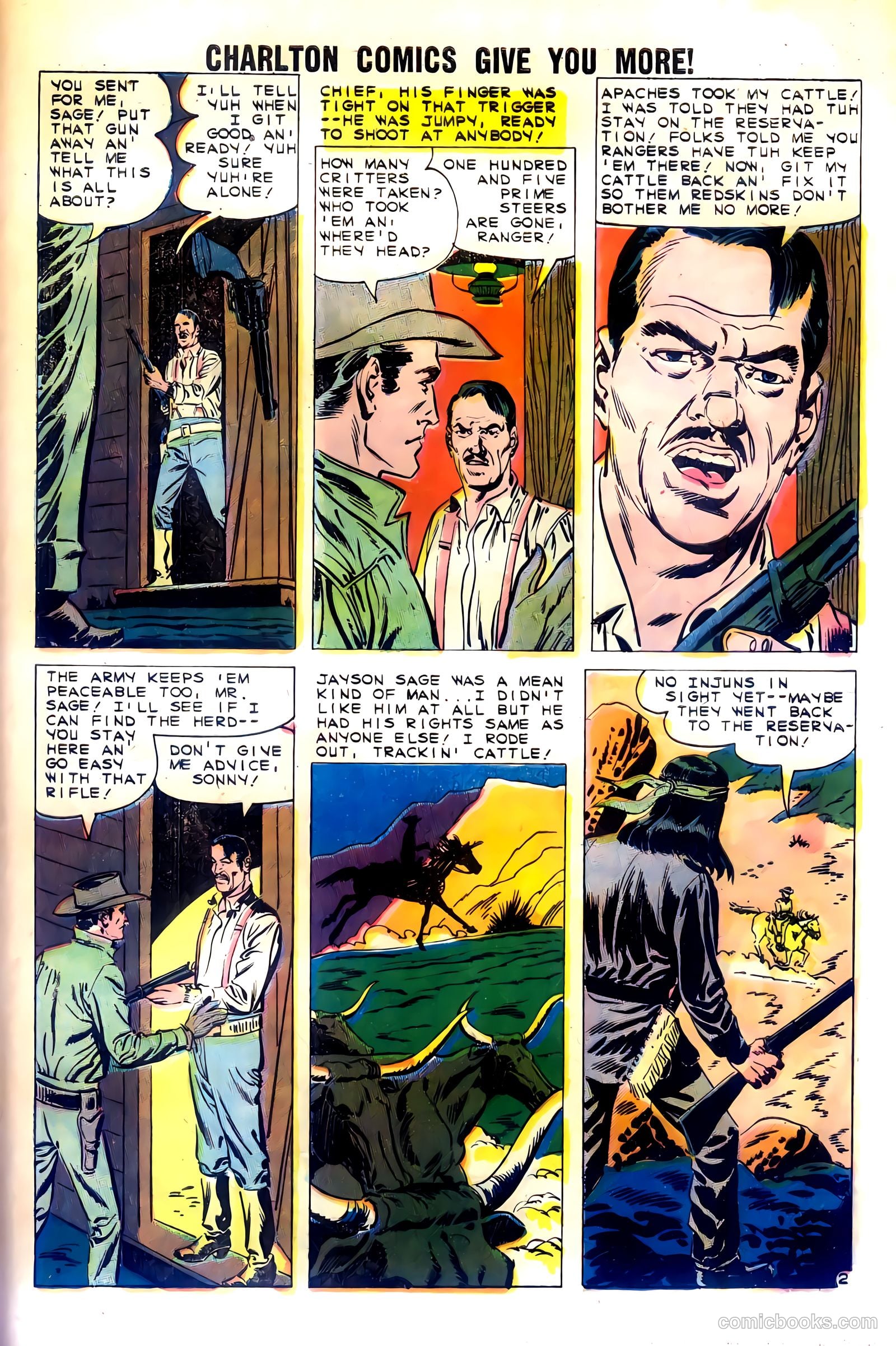 Texas Rangers in Action #20 (1960) — page 29 of 36