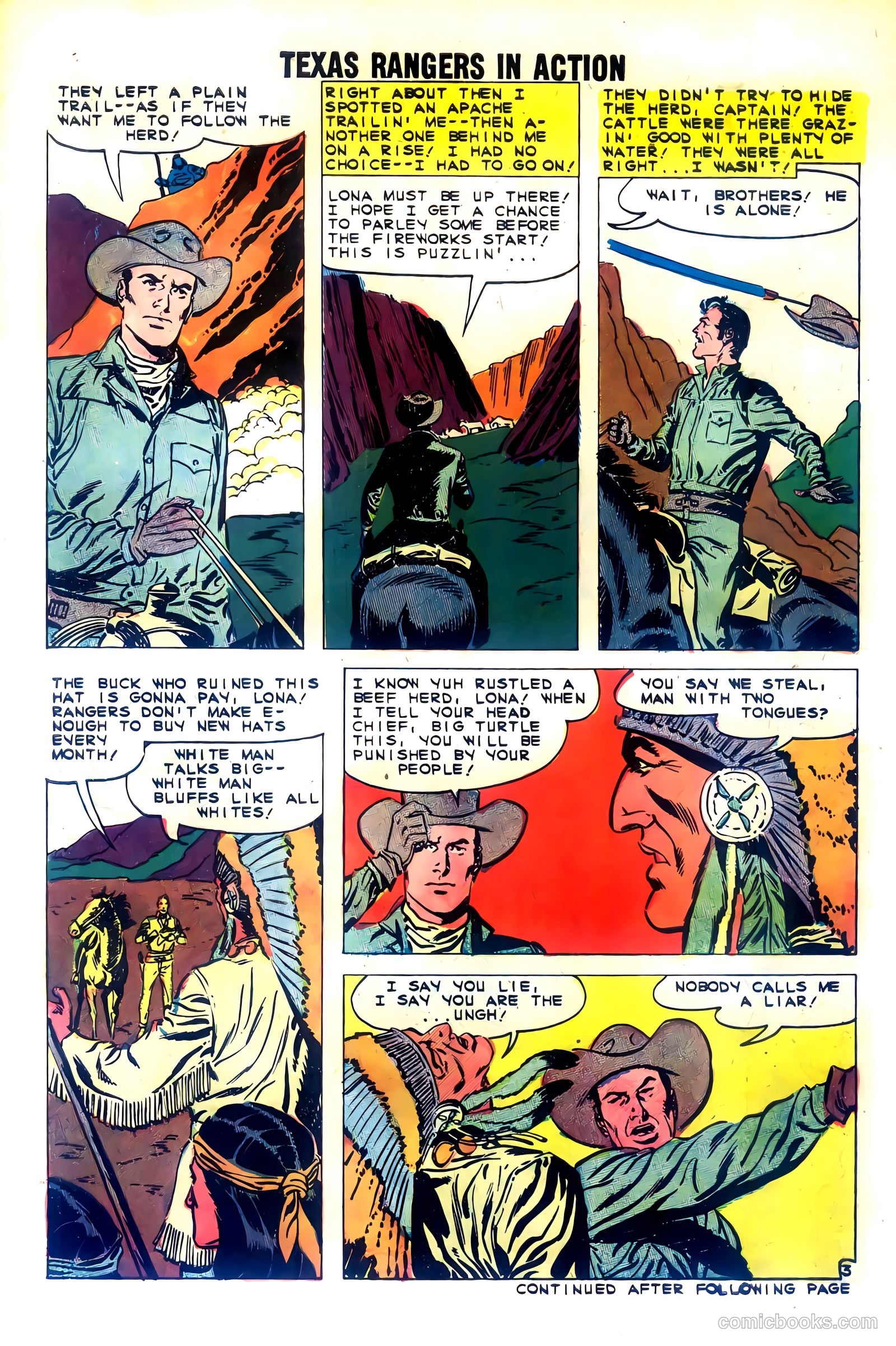 Texas Rangers in Action #20 (1960) — page 30 of 36