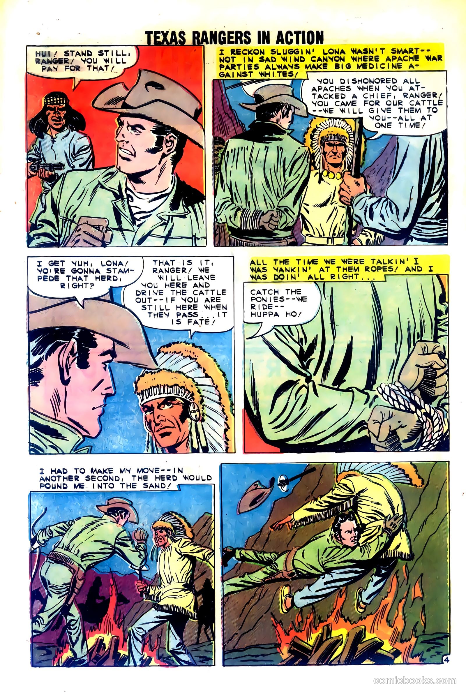 Texas Rangers in Action #20 (1960) — page 32 of 36