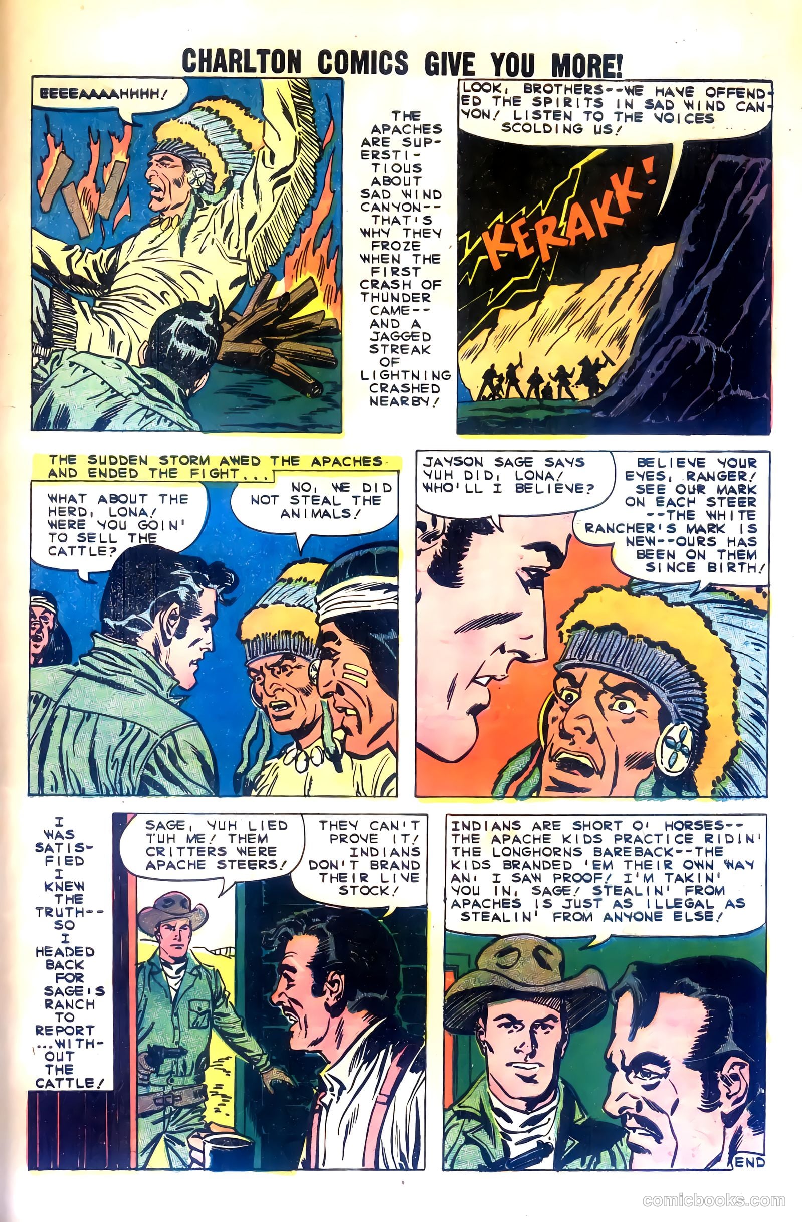 Texas Rangers in Action #20 (1960) — page 33 of 36