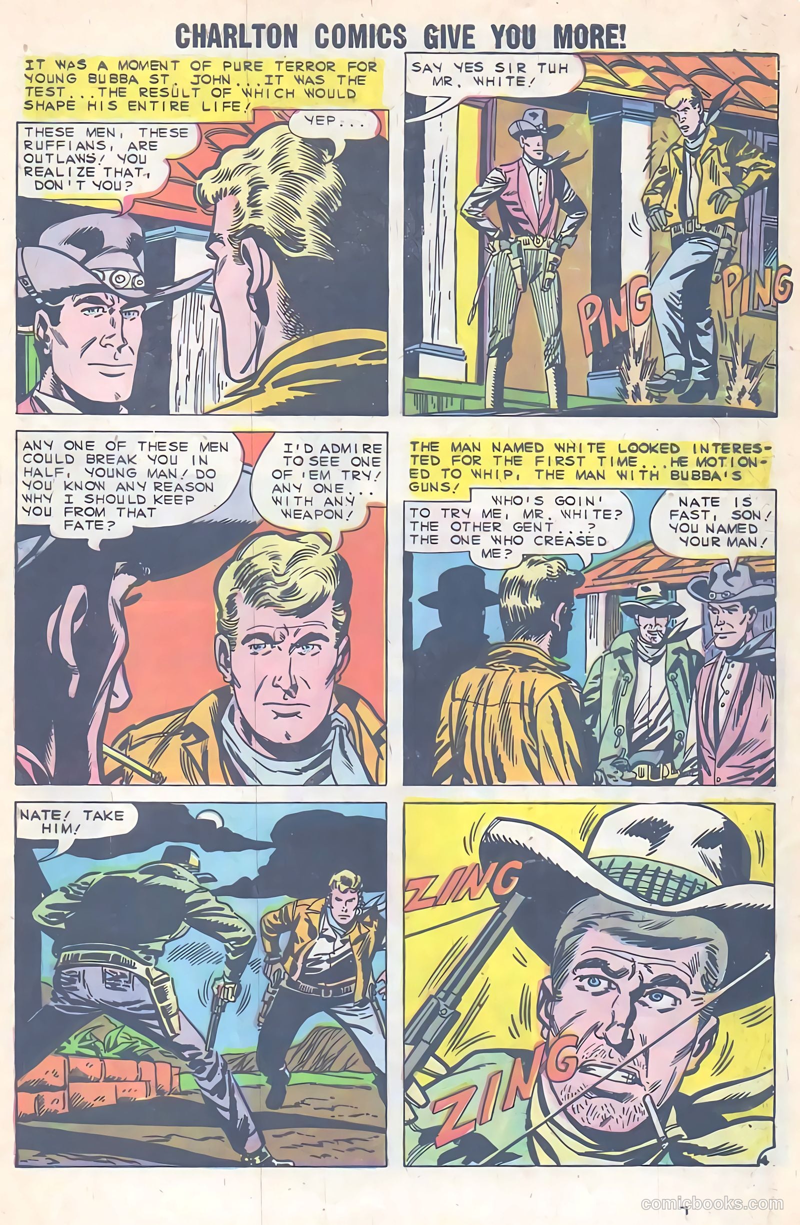 Texas Rangers in Action #21 (1960) — page 7 of 36