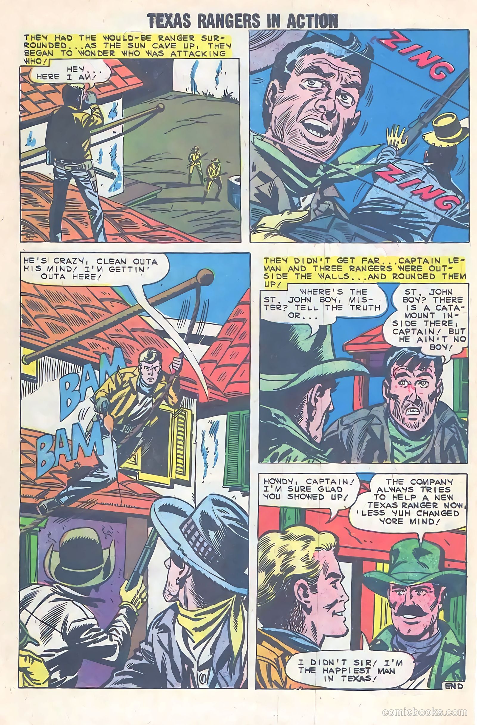 Texas Rangers in Action #21 (1960) — page 10 of 36