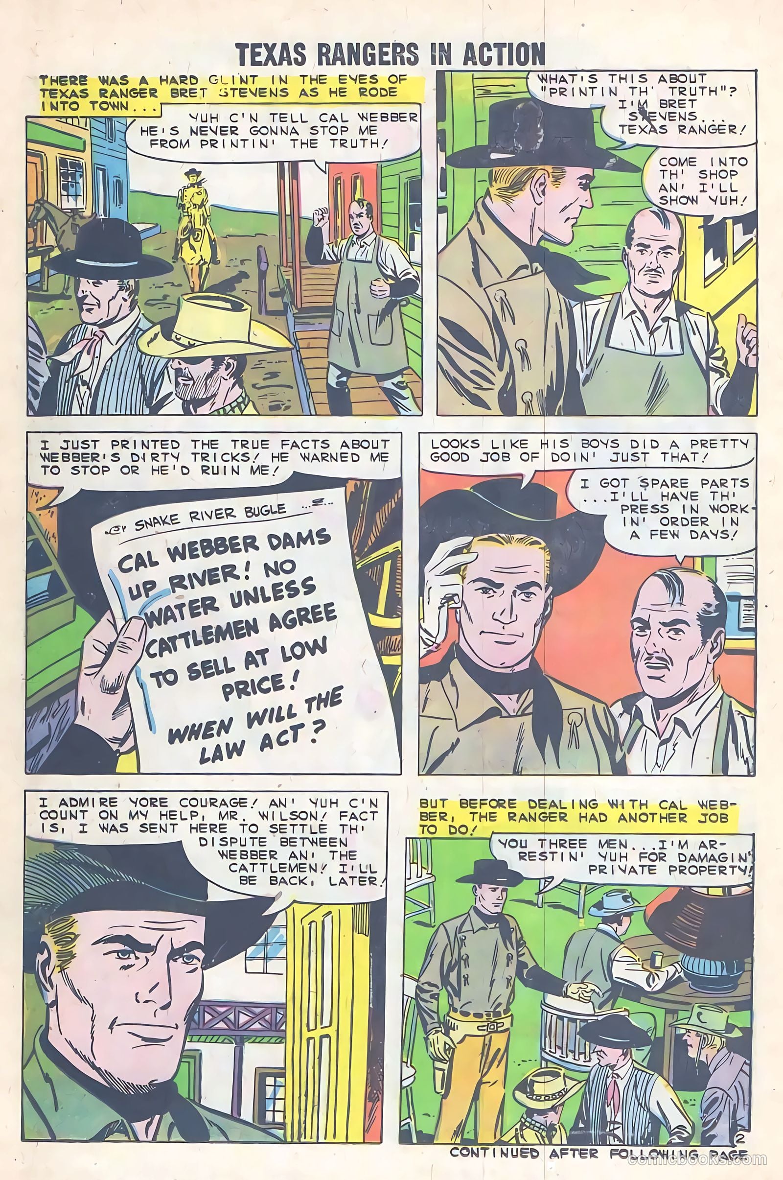 Texas Rangers in Action #21 (1960) — page 14 of 36
