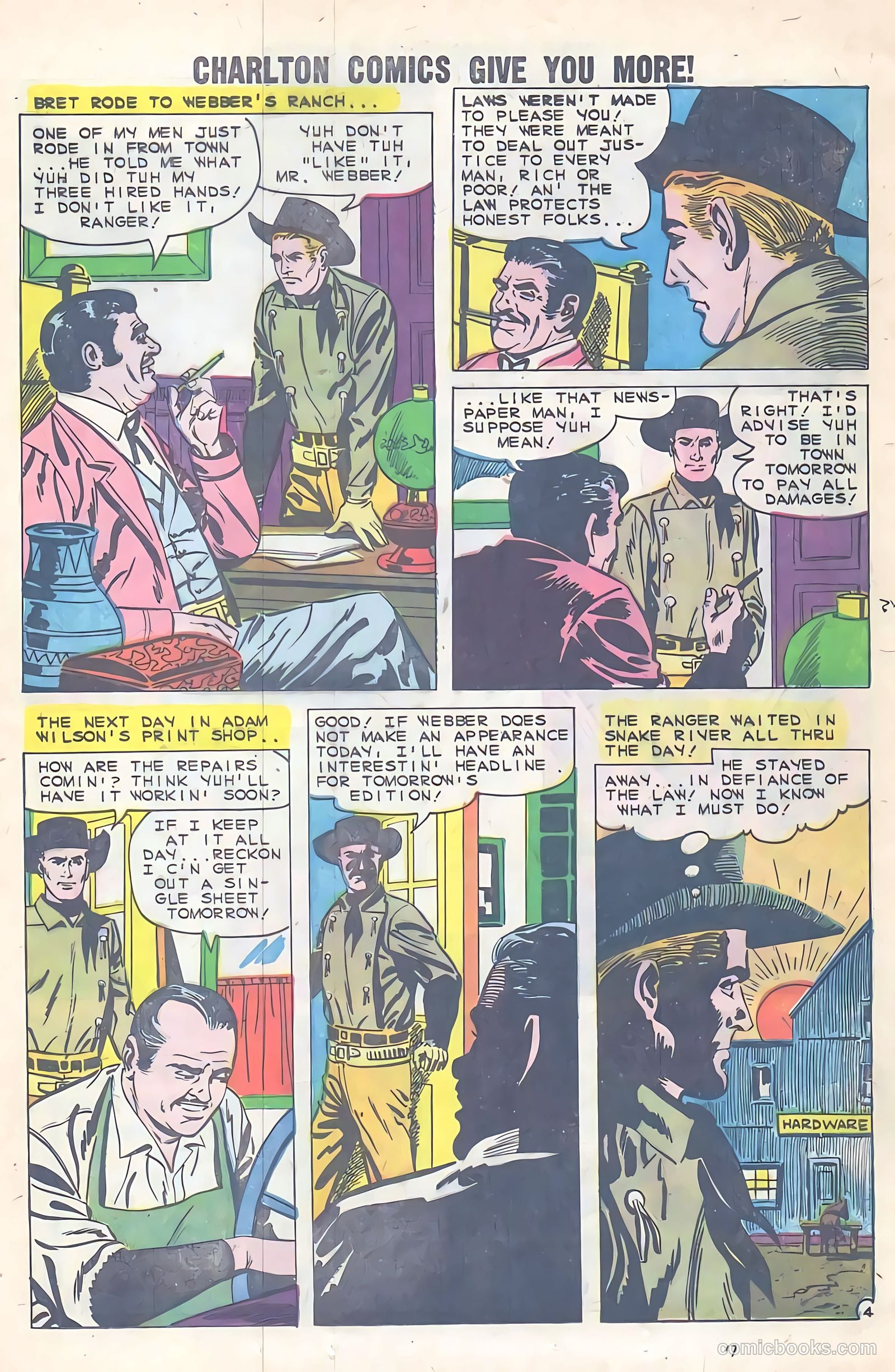 Texas Rangers in Action #21 (1960) — page 17 of 36