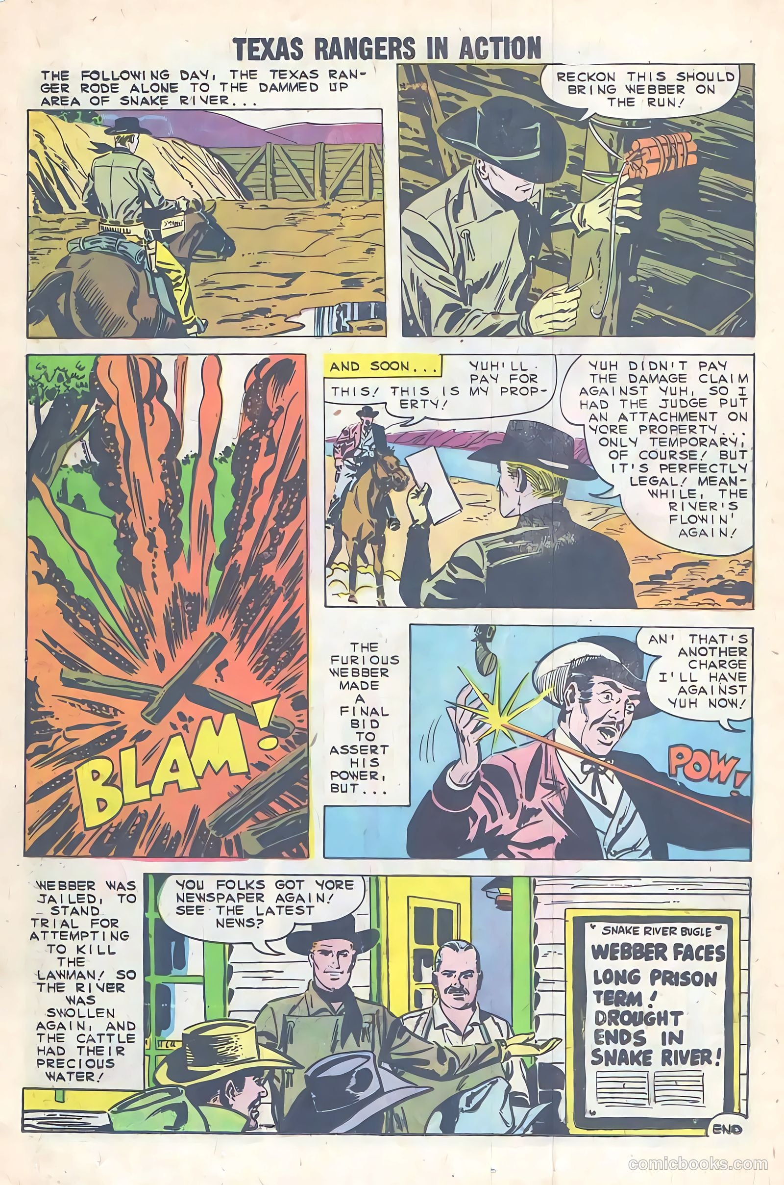 Texas Rangers in Action #21 (1960) — page 18 of 36