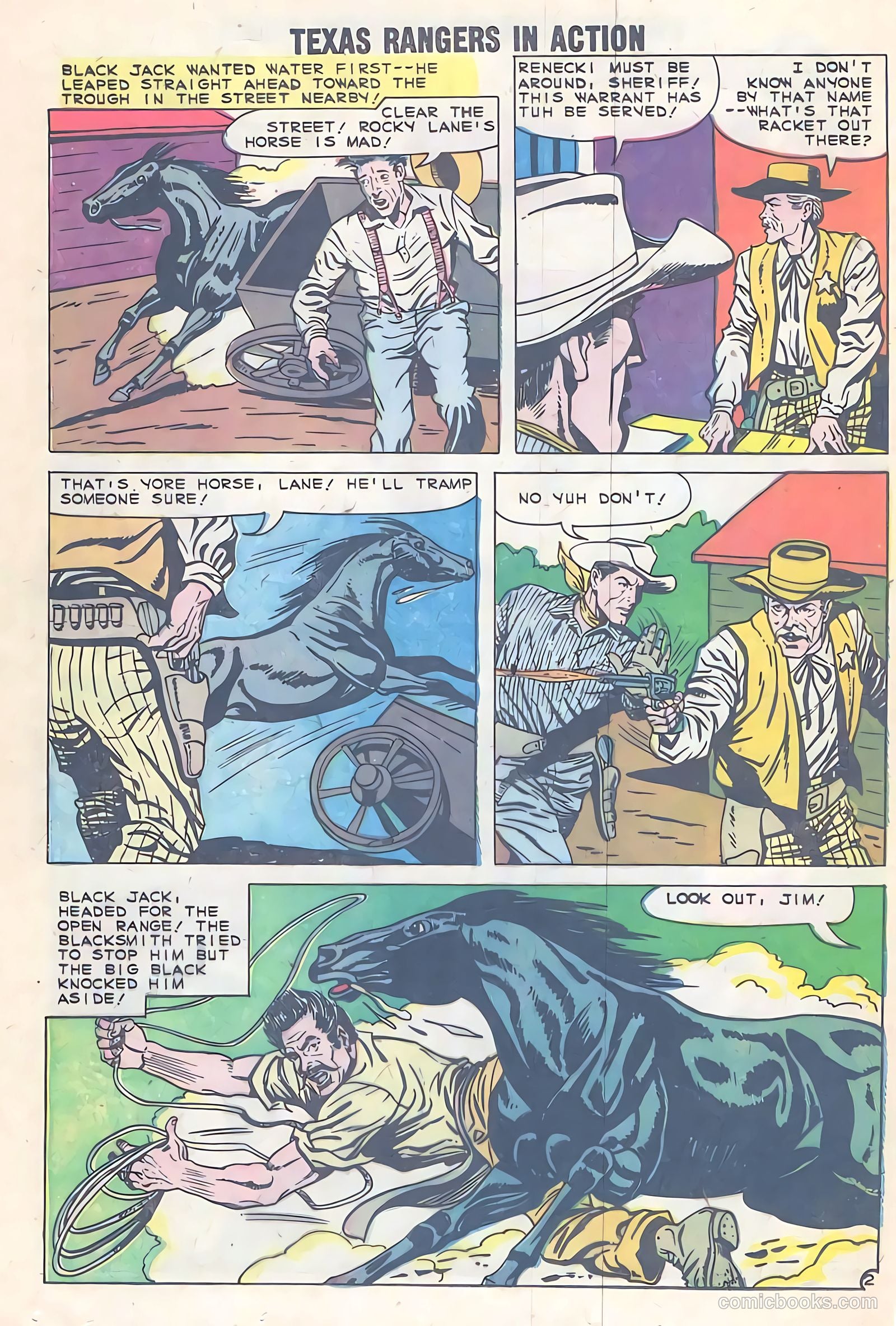 Texas Rangers in Action #21 (1960) — page 20 of 36