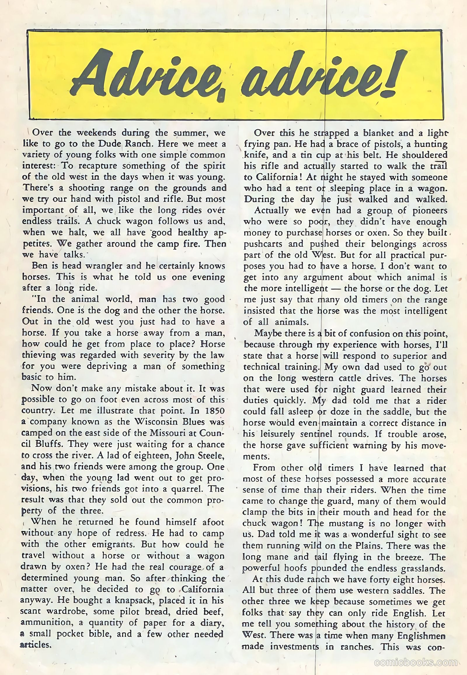 Texas Rangers in Action #21 (1960) — page 26 of 36