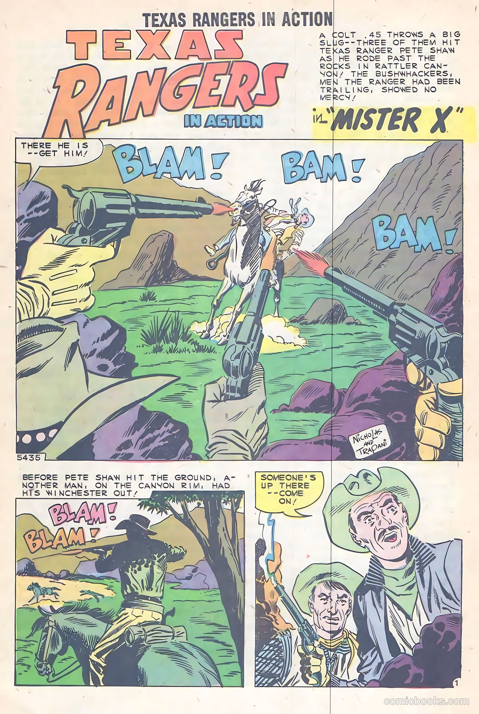 Texas Rangers in Action #21 (1960) — page 28 of 36