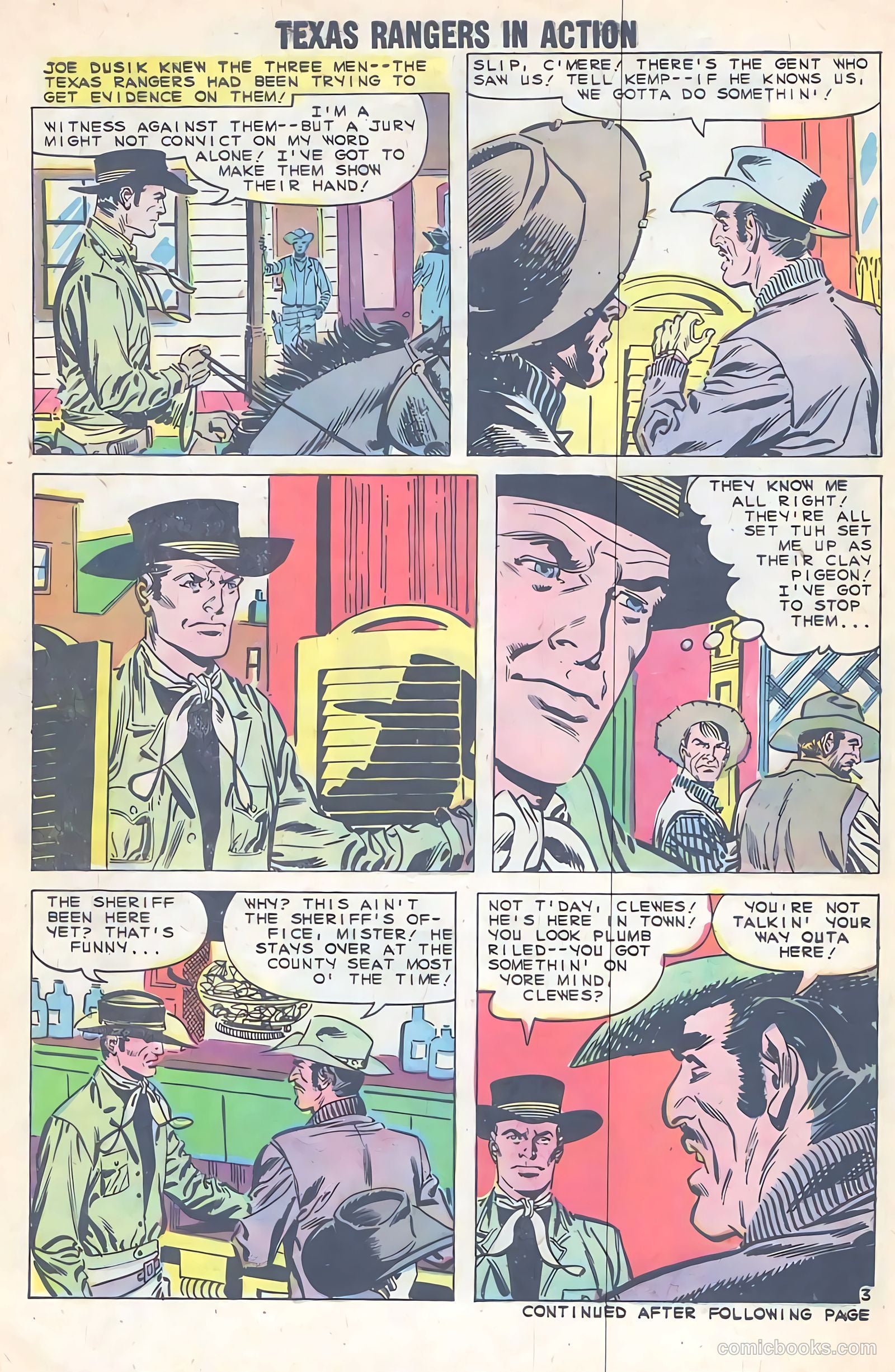 Texas Rangers in Action #21 (1960) — page 30 of 36