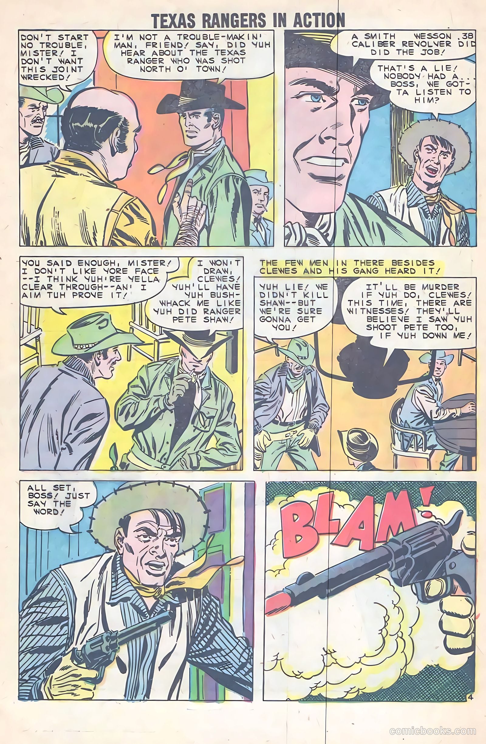 Texas Rangers in Action #21 (1960) — page 32 of 36