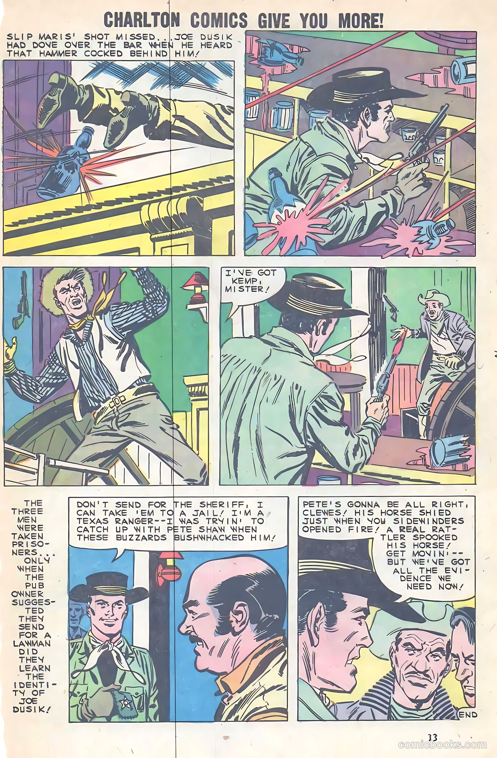 Texas Rangers in Action #21 (1960) — page 33 of 36