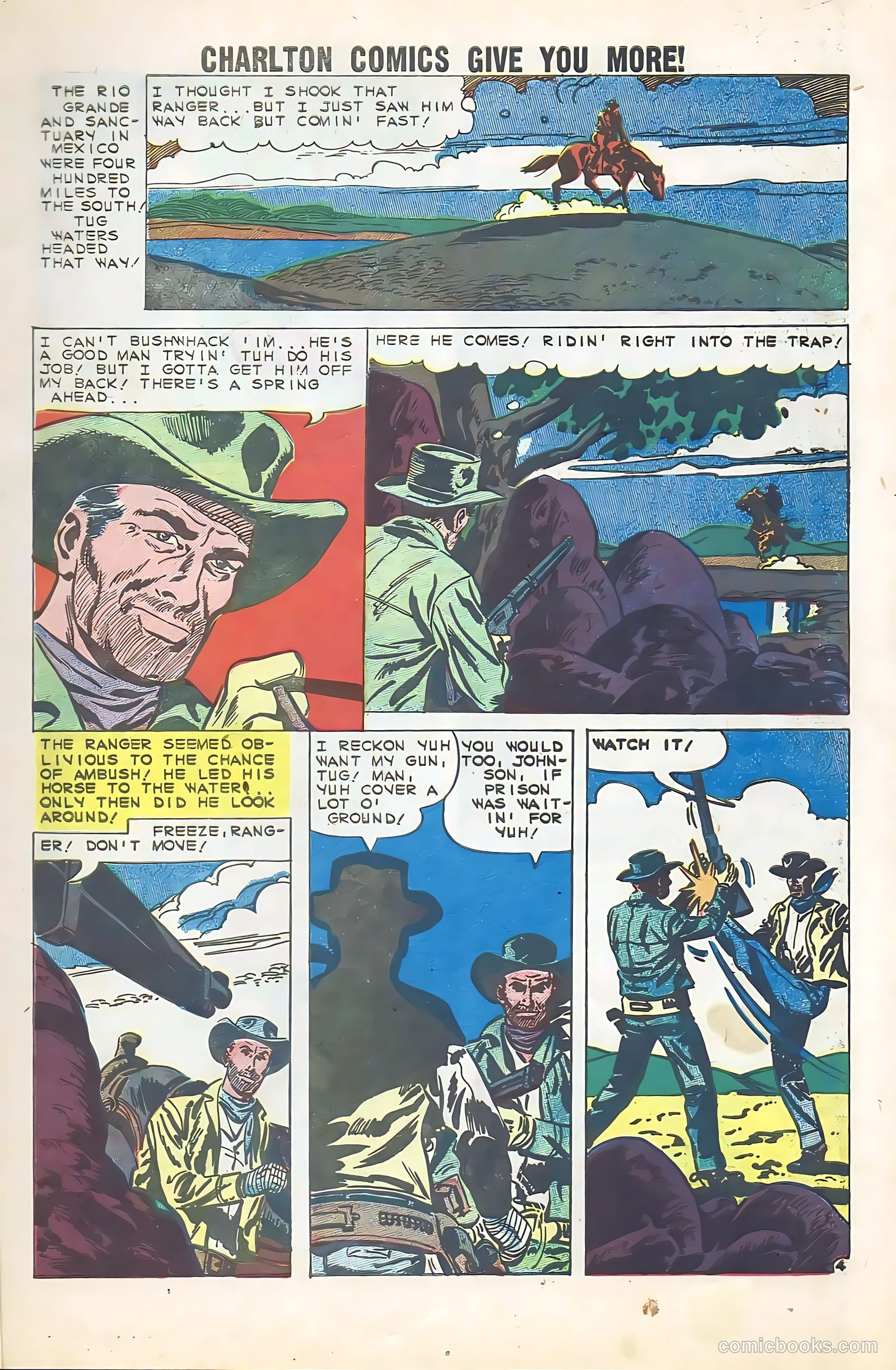 Texas Rangers in Action #22 (1960) — page 7 of 36