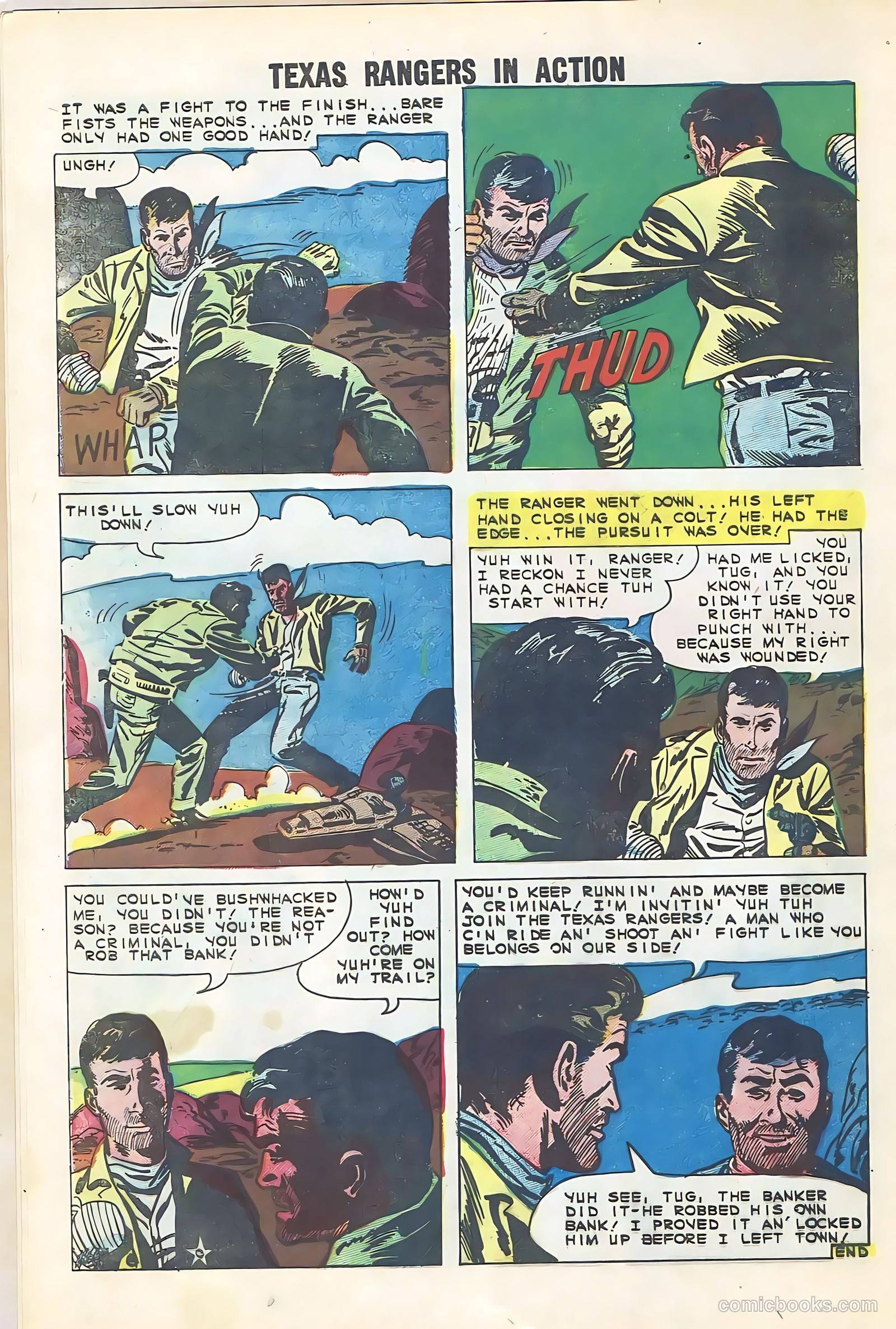 Texas Rangers in Action #22 (1960) — page 8 of 36