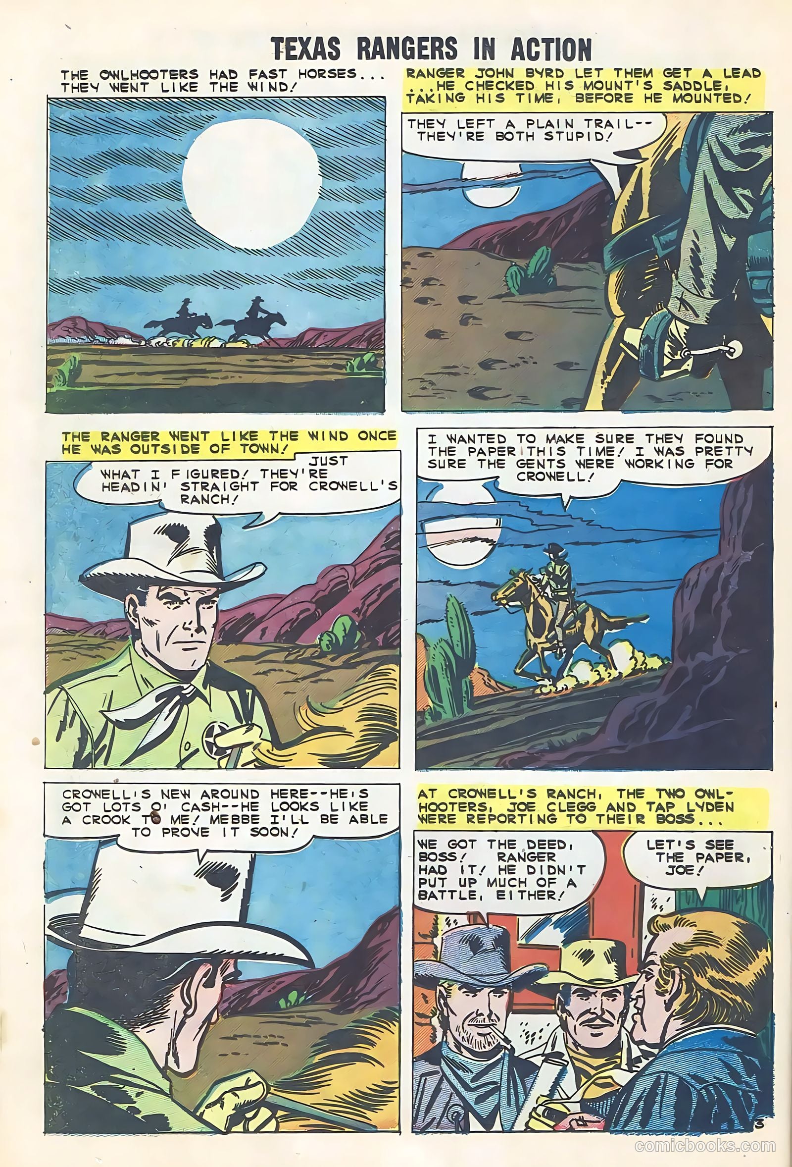 Texas Rangers in Action #22 (1960) — page 12 of 36