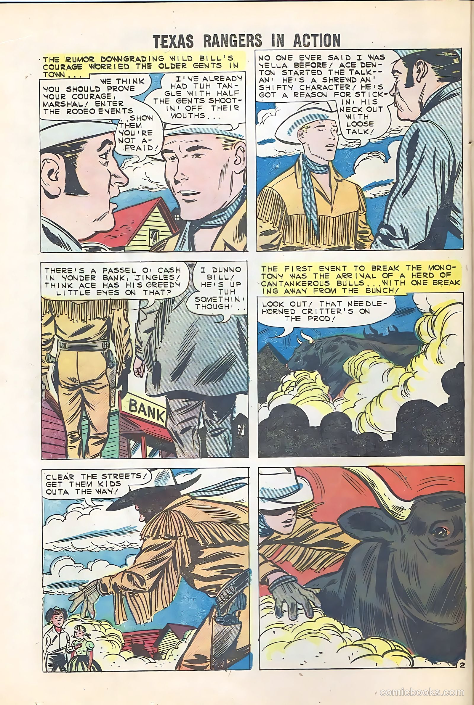 Texas Rangers in Action #22 (1960) — page 20 of 36