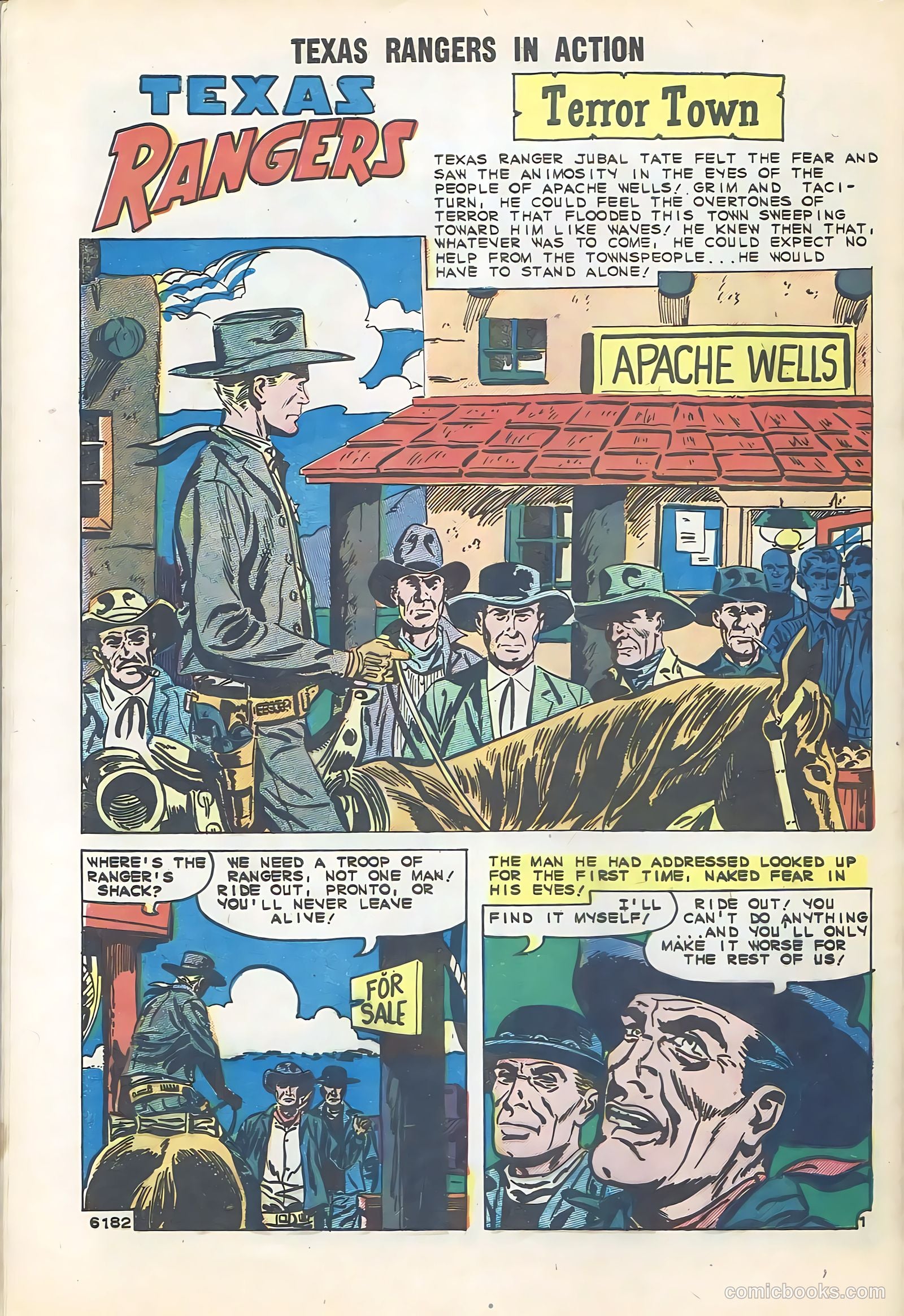 Texas Rangers in Action #22 (1960) — page 28 of 36