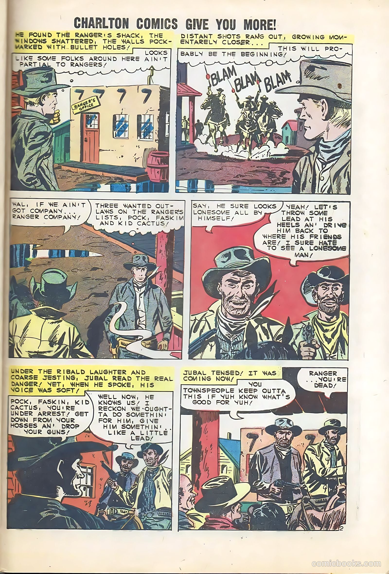 Texas Rangers in Action #22 (1960) — page 29 of 36