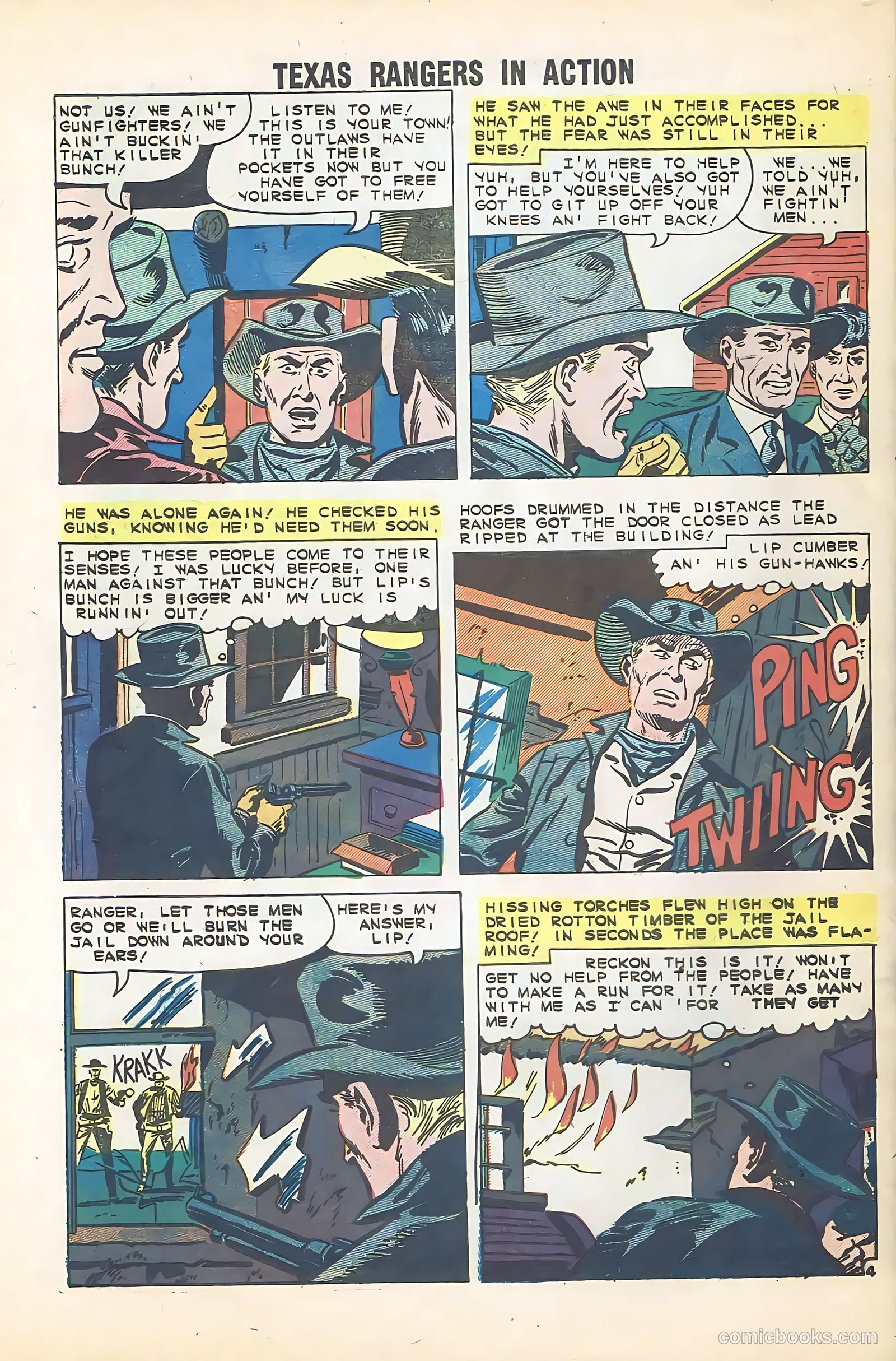 Texas Rangers in Action #22 (1960) — page 32 of 36