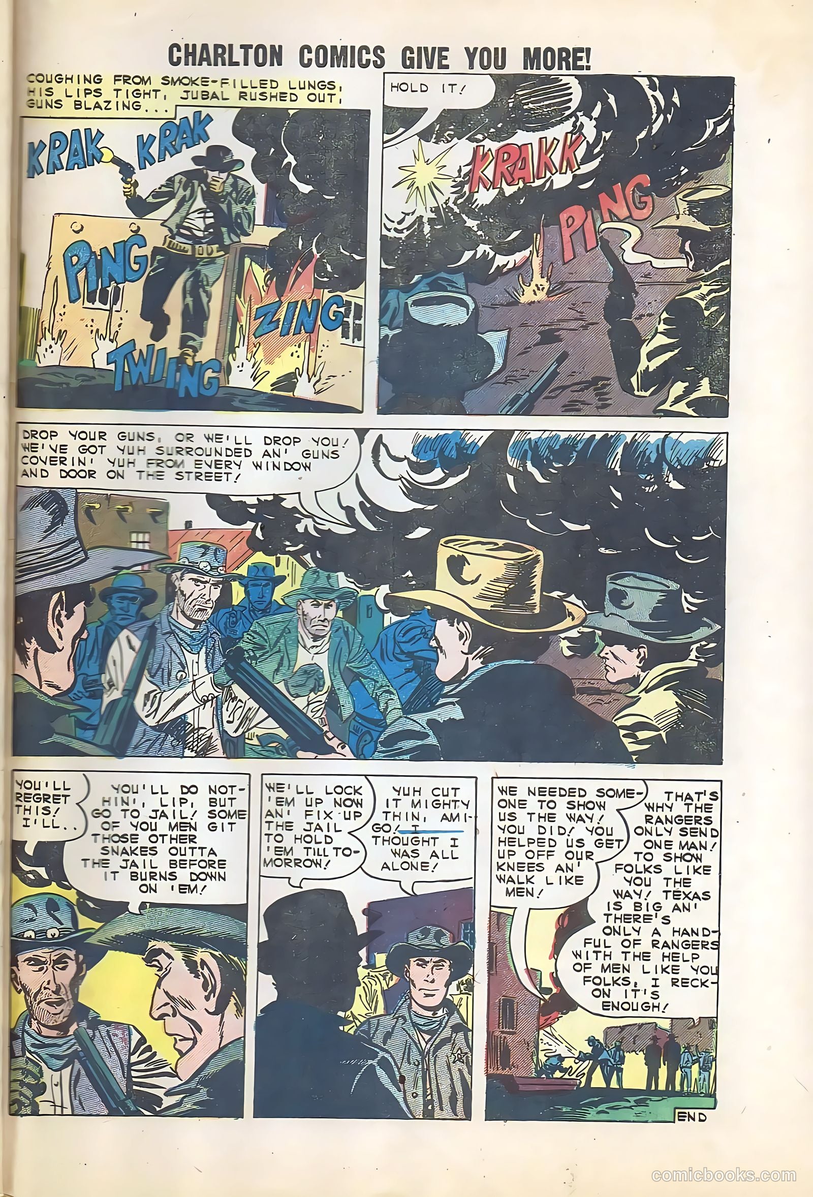 Texas Rangers in Action #22 (1960) — page 33 of 36