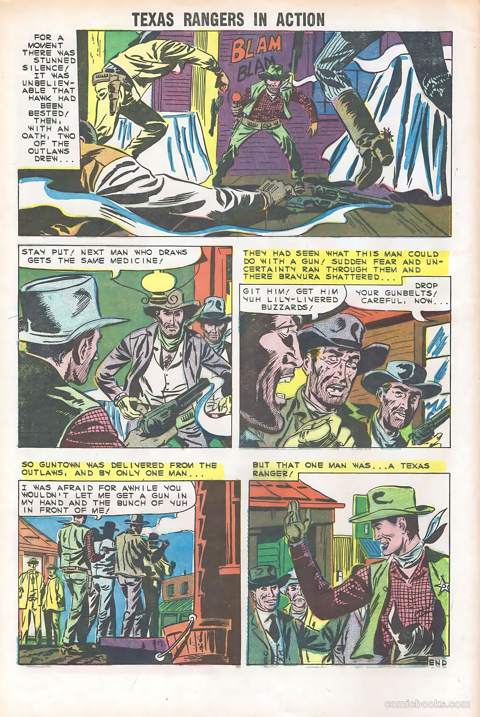 Texas Rangers in Action #23 (1960) — page 8 of 36