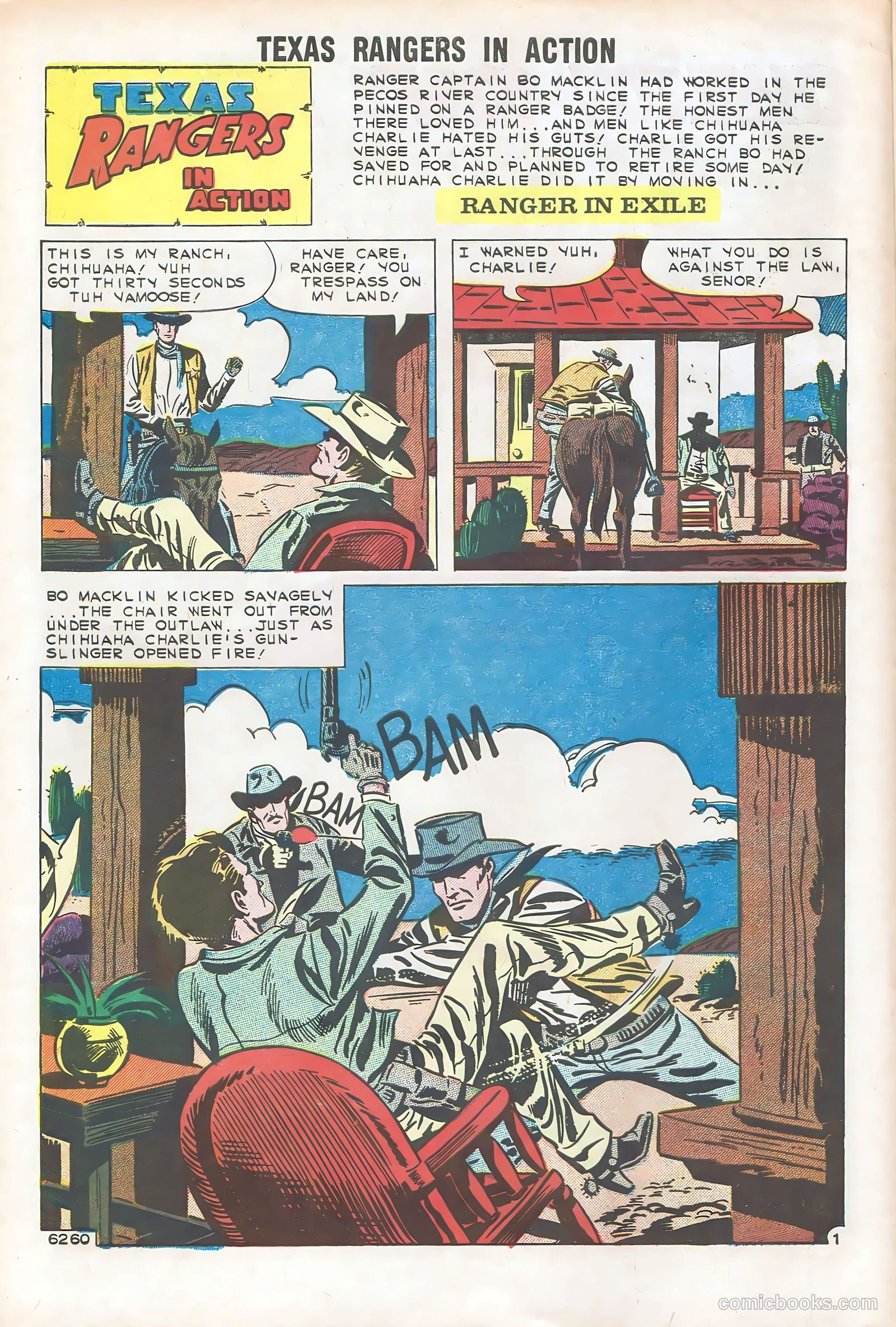 Texas Rangers in Action #23 (1960) — page 10 of 36