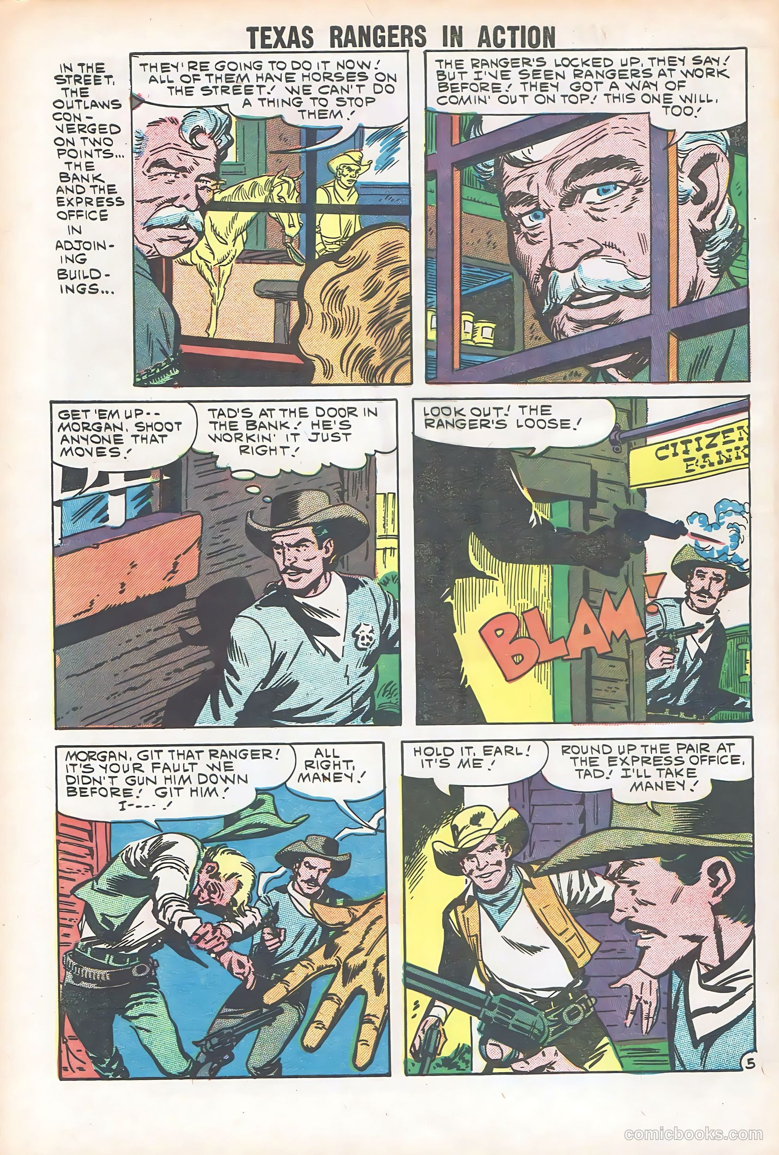 Texas Rangers in Action #23 (1960) — page 32 of 36