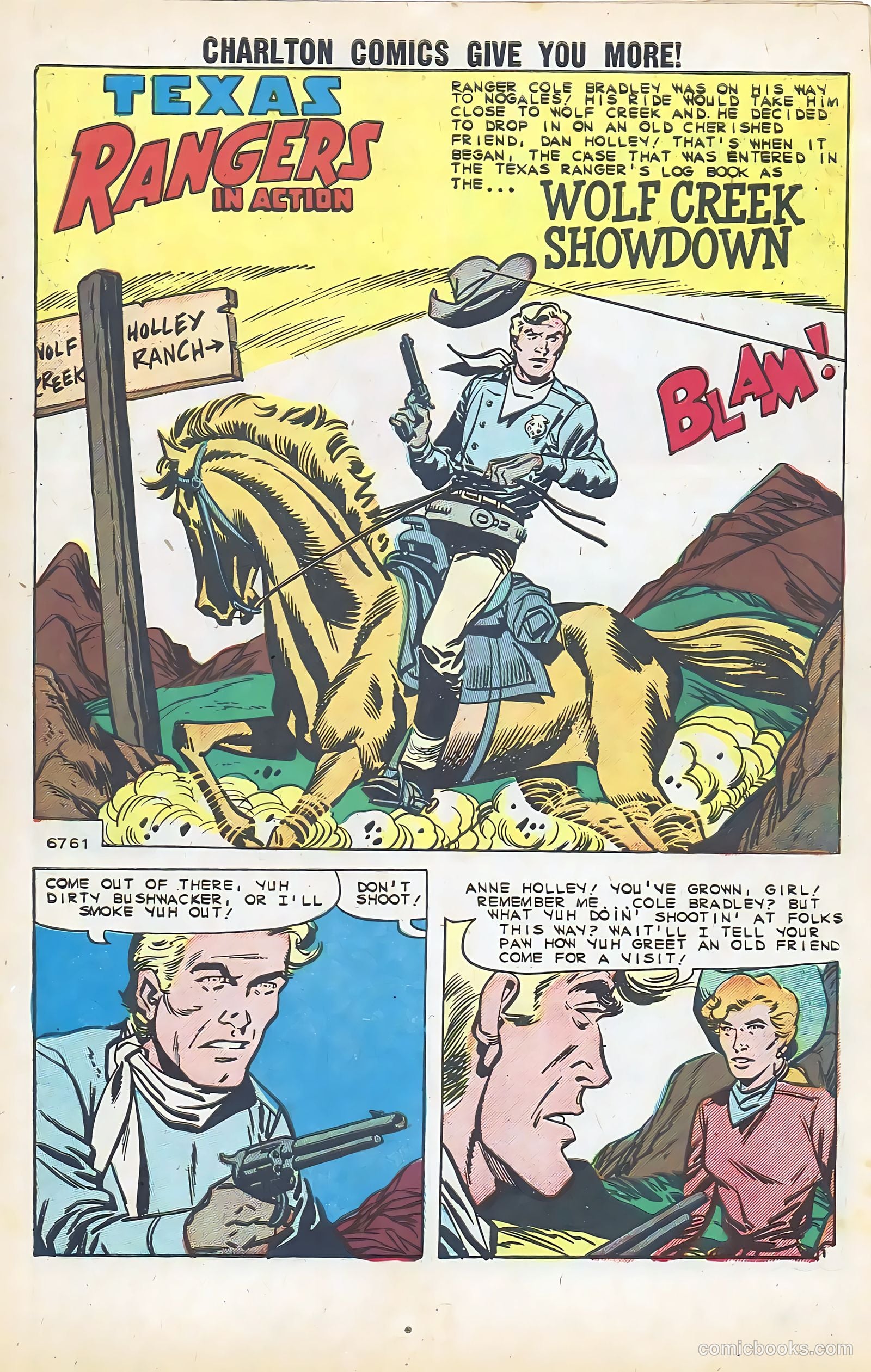 Texas Rangers in Action #24 (1960) — page 3 of 36