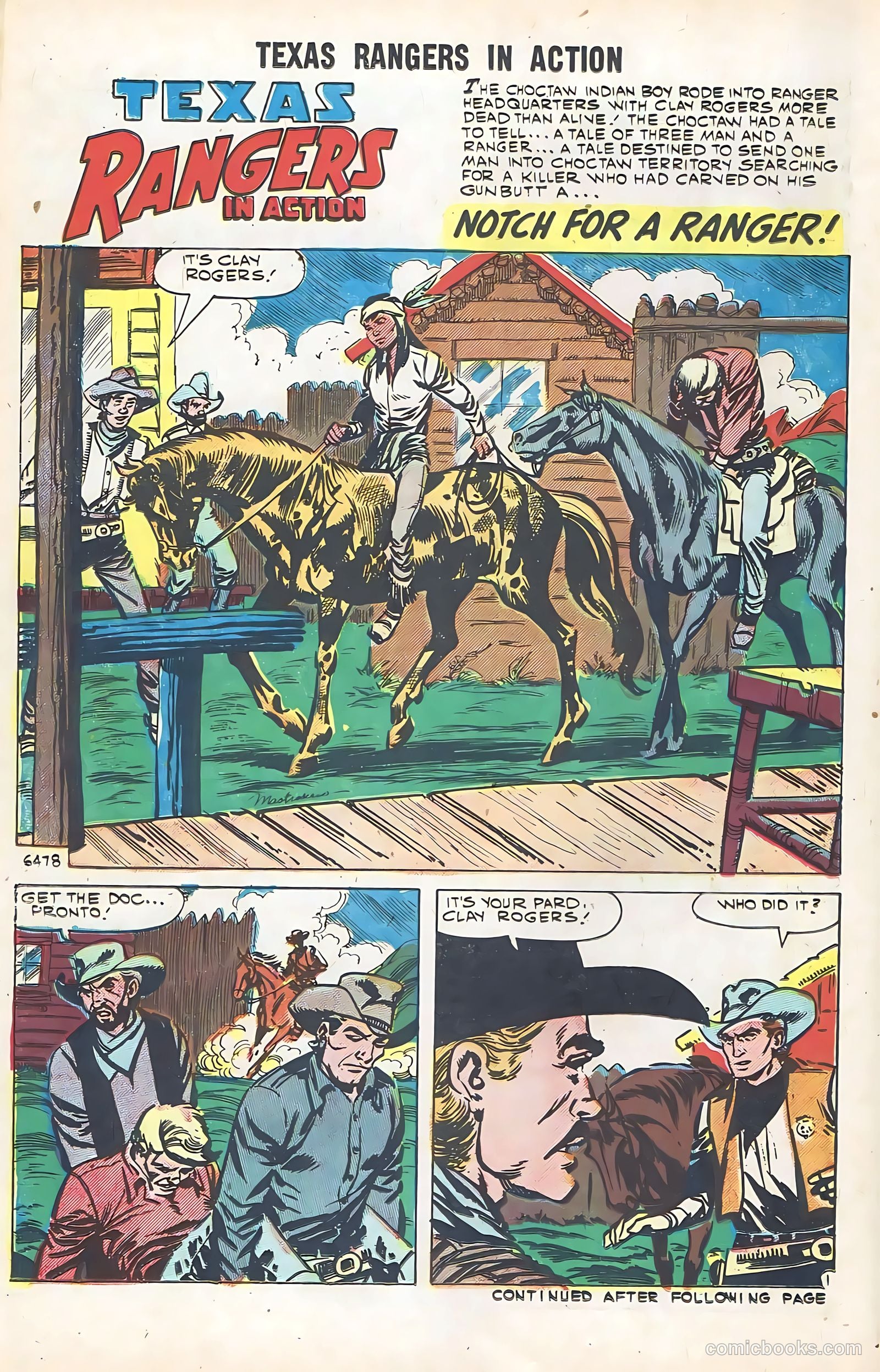 Texas Rangers in Action #24 (1960) — page 14 of 36