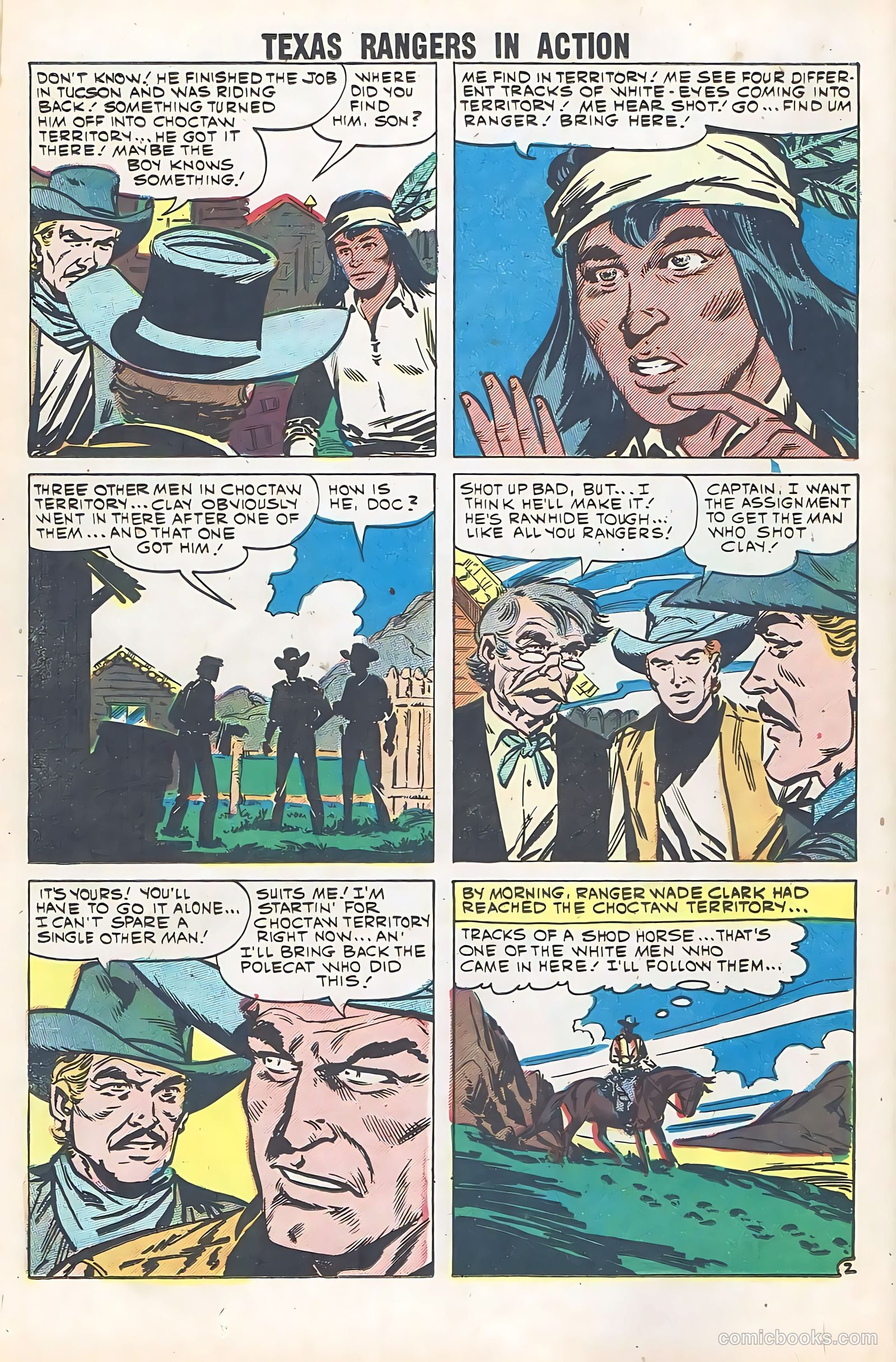 Texas Rangers in Action #24 (1960) — page 16 of 36