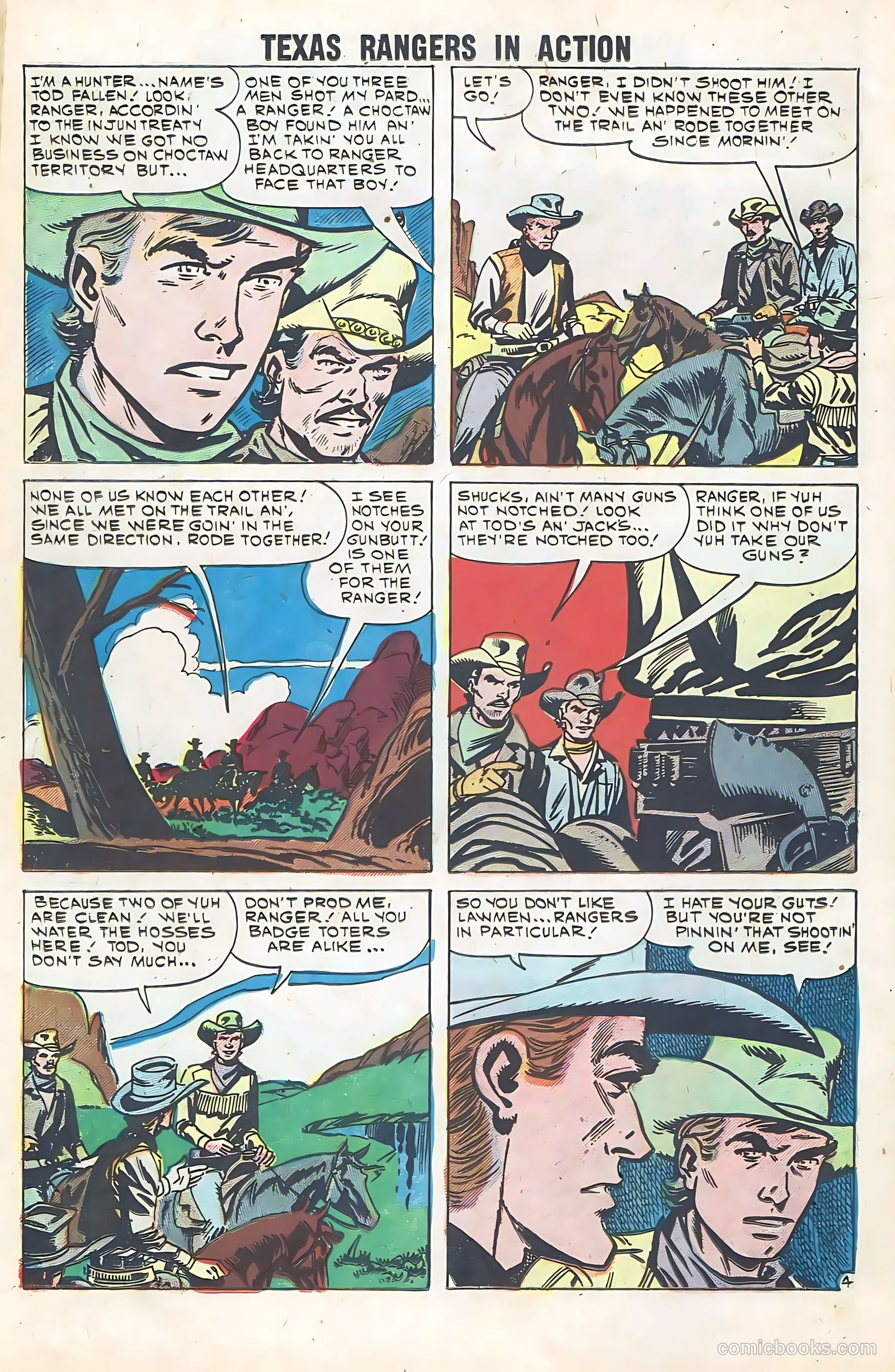 Texas Rangers in Action #24 (1960) — page 18 of 36