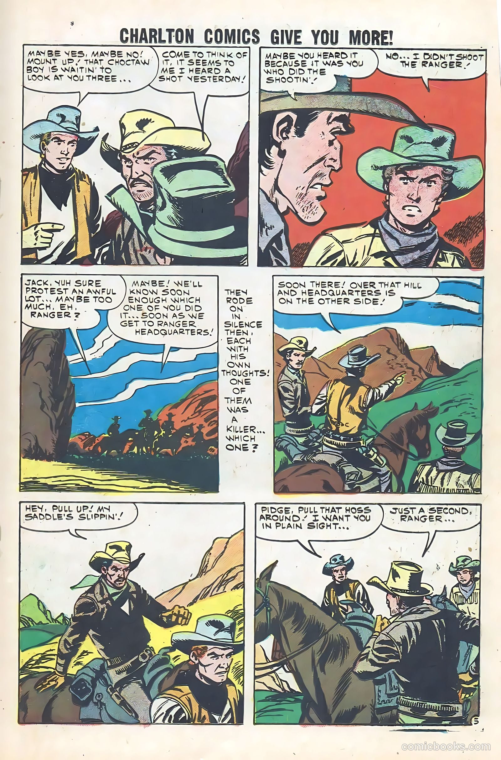 Texas Rangers in Action #24 (1960) — page 19 of 36