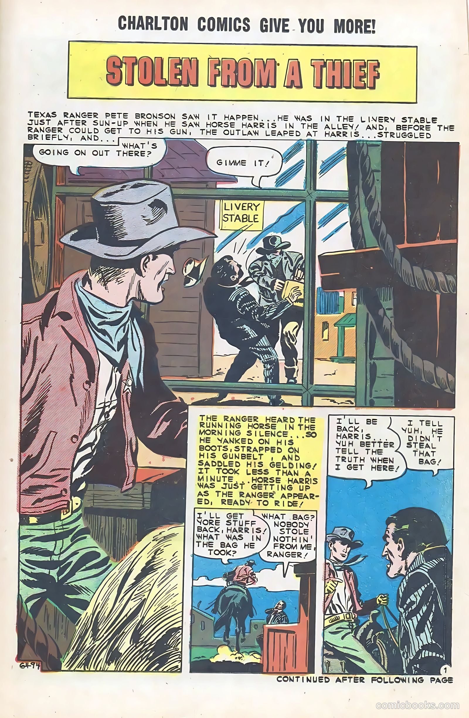Texas Rangers in Action #24 (1960) — page 21 of 36