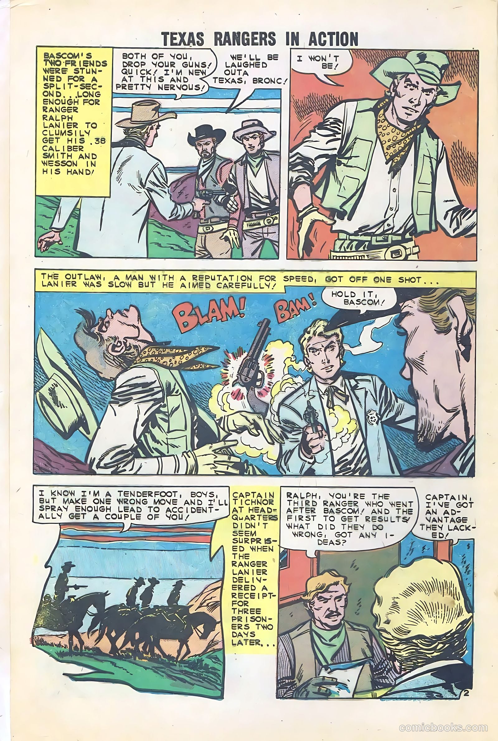 Texas Rangers in Action #25 (1960) — page 4 of 36