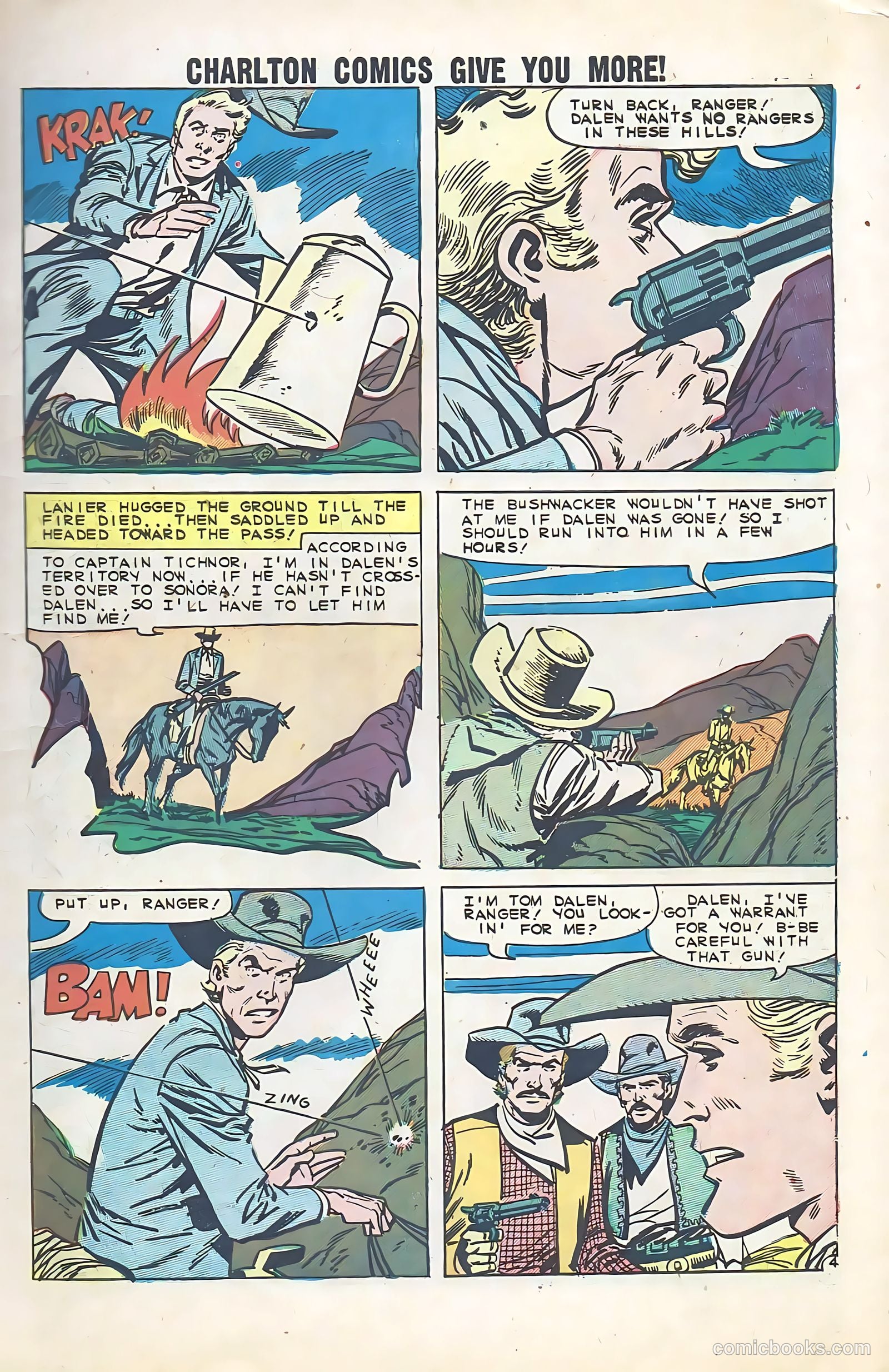 Texas Rangers in Action #25 (1960) — page 7 of 36