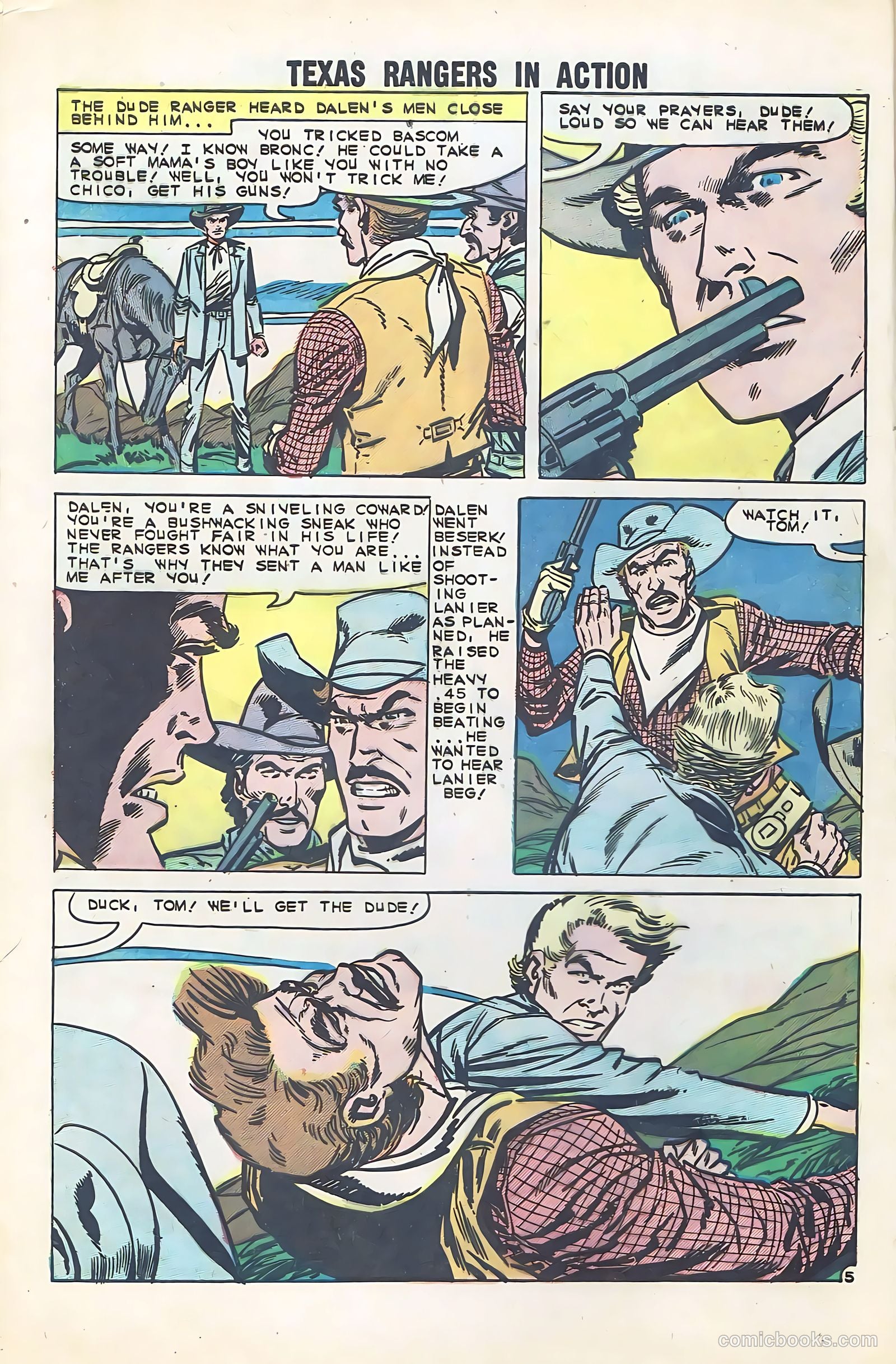 Texas Rangers in Action #25 (1960) — page 8 of 36
