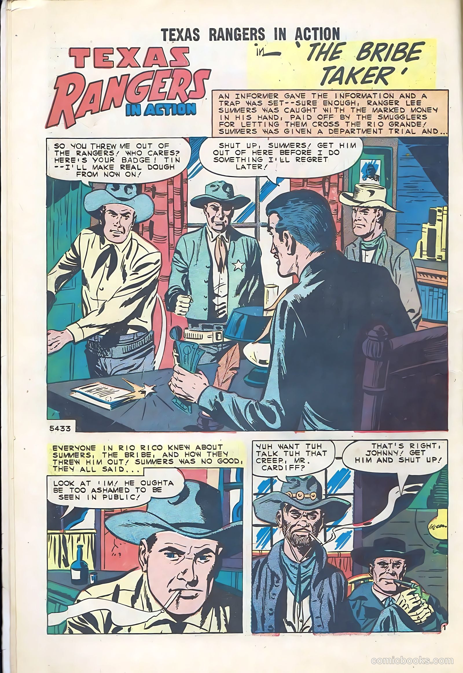 Texas Rangers in Action #25 (1960) — page 10 of 36