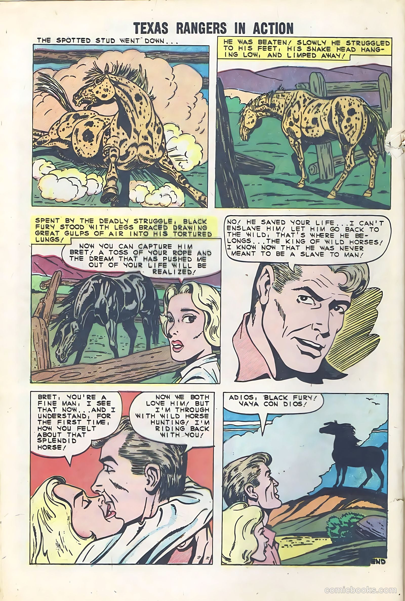 Texas Rangers in Action #25 (1960) — page 20 of 36