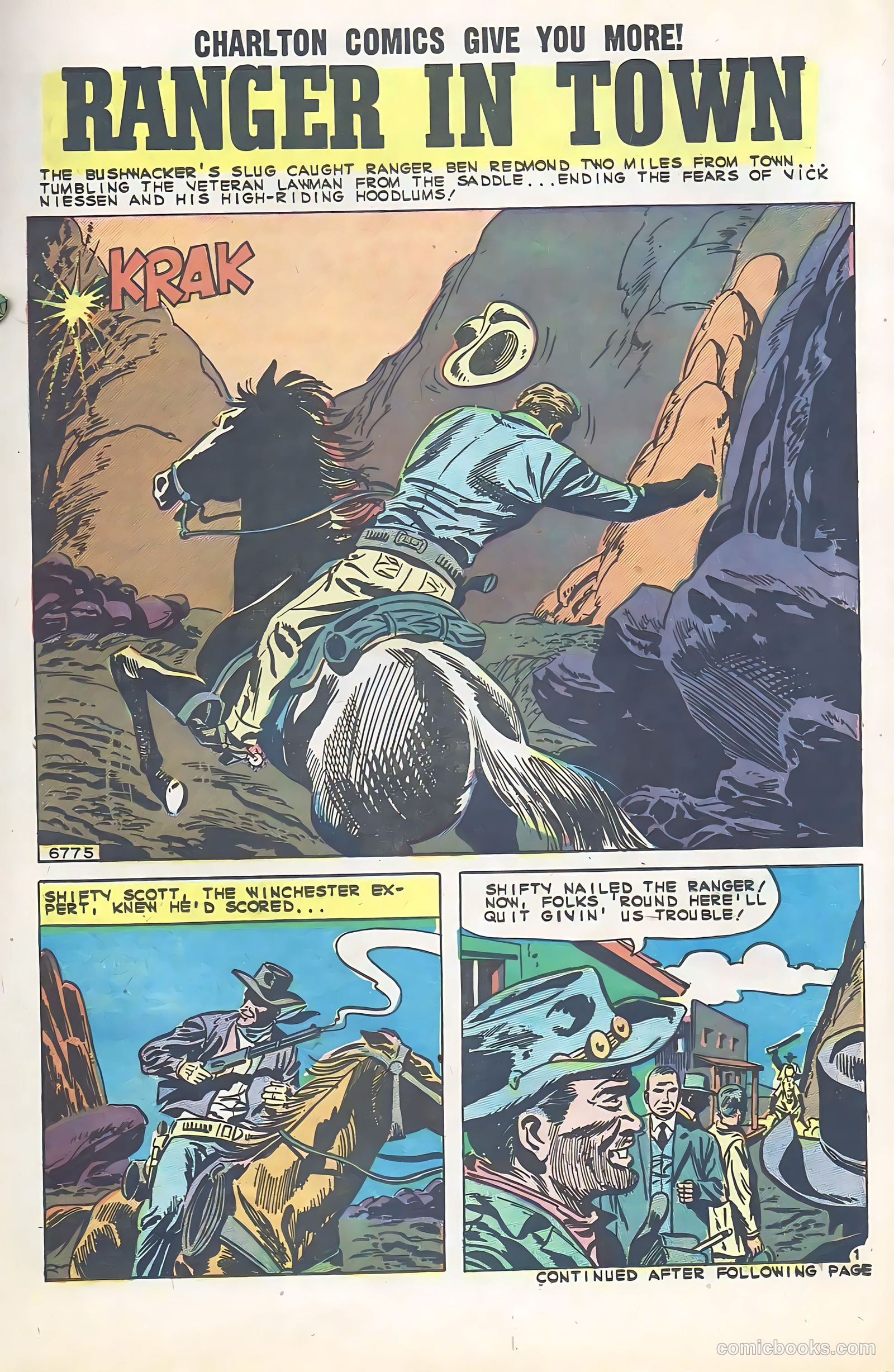 Texas Rangers in Action #25 (1960) — page 21 of 36