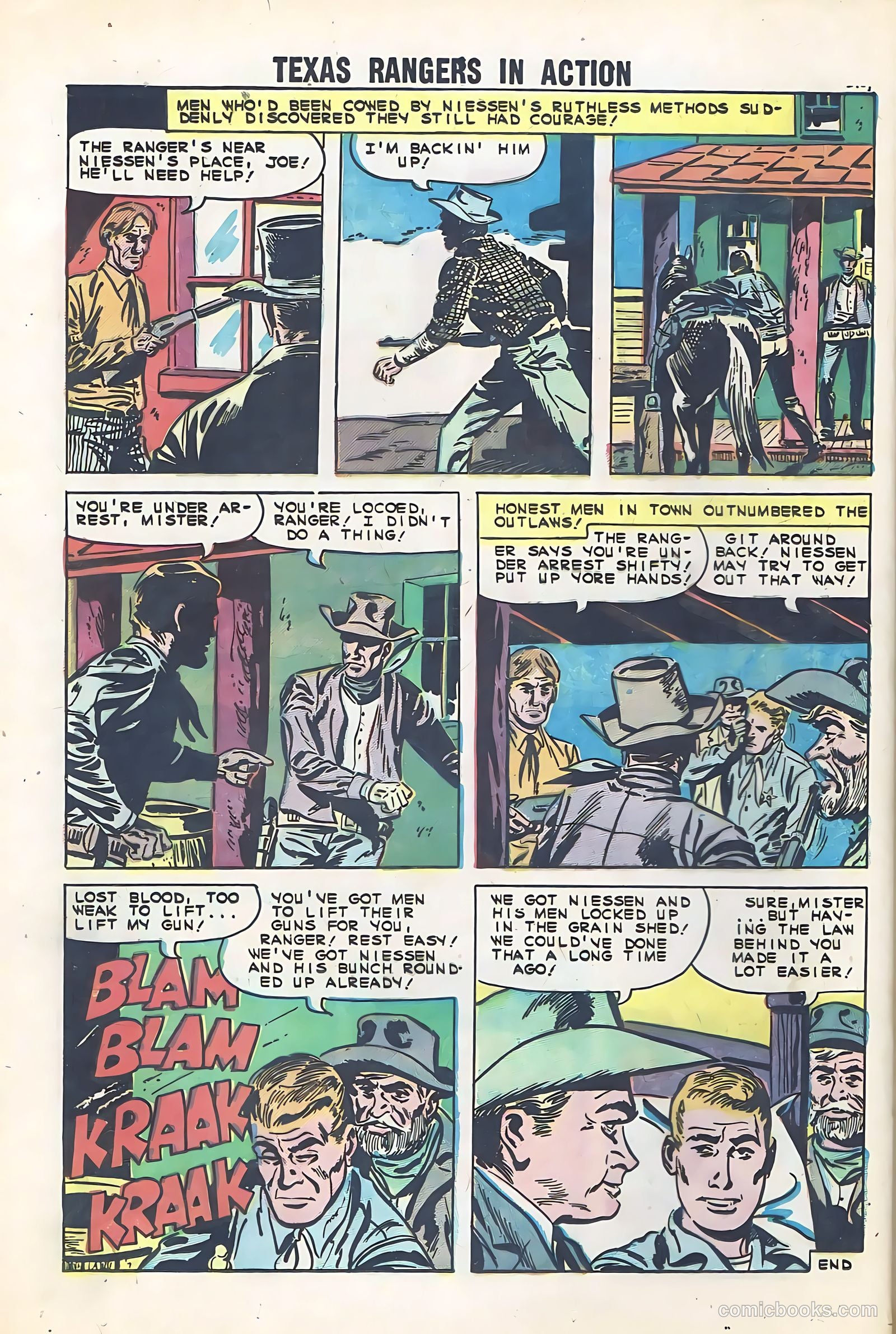 Texas Rangers in Action #25 (1960) — page 24 of 36