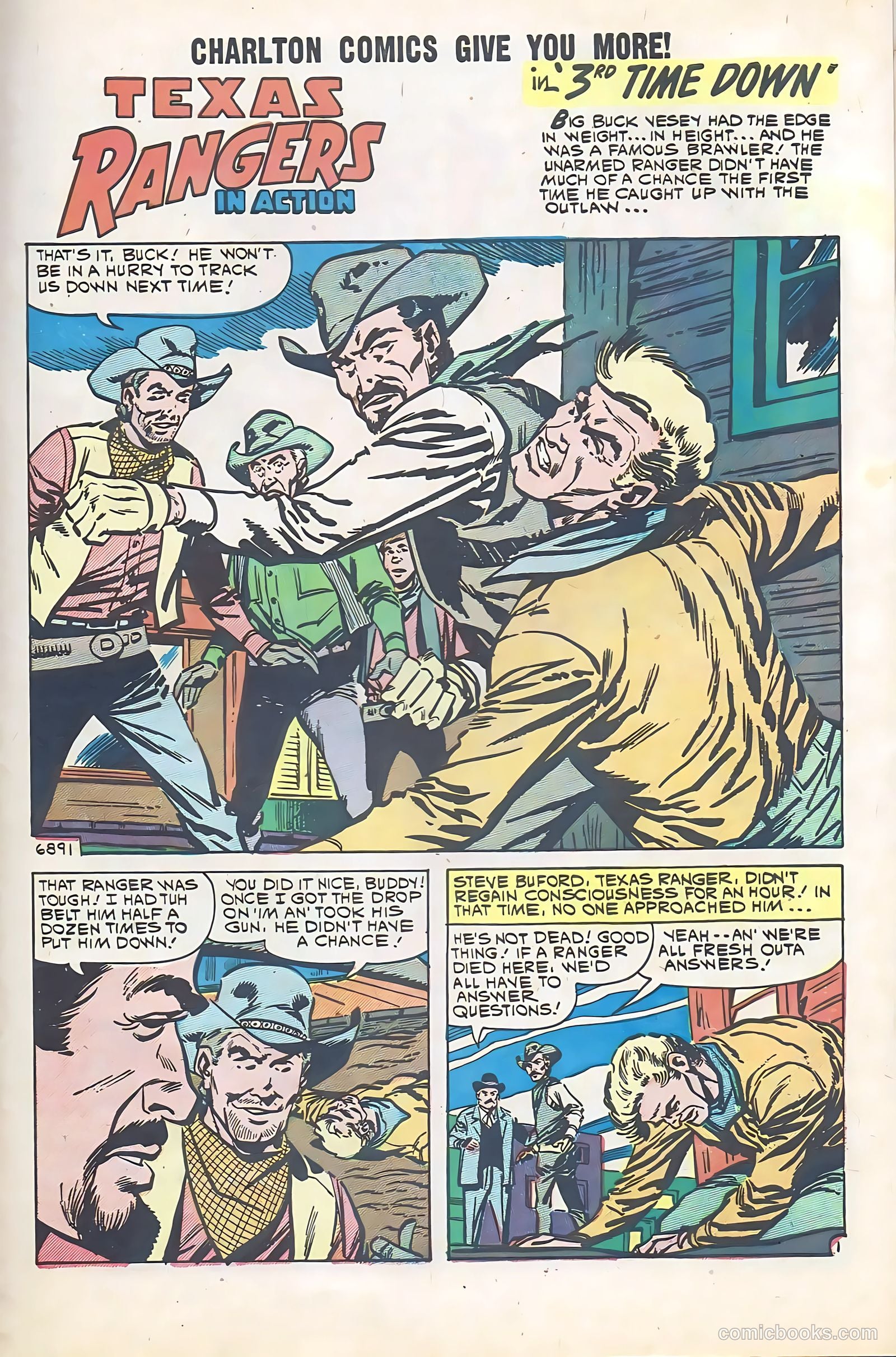 Texas Rangers in Action #25 (1960) — page 27 of 36