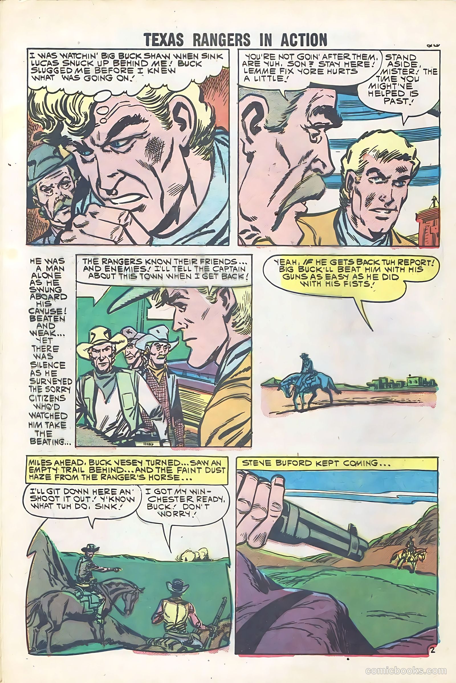 Texas Rangers in Action #25 (1960) — page 28 of 36