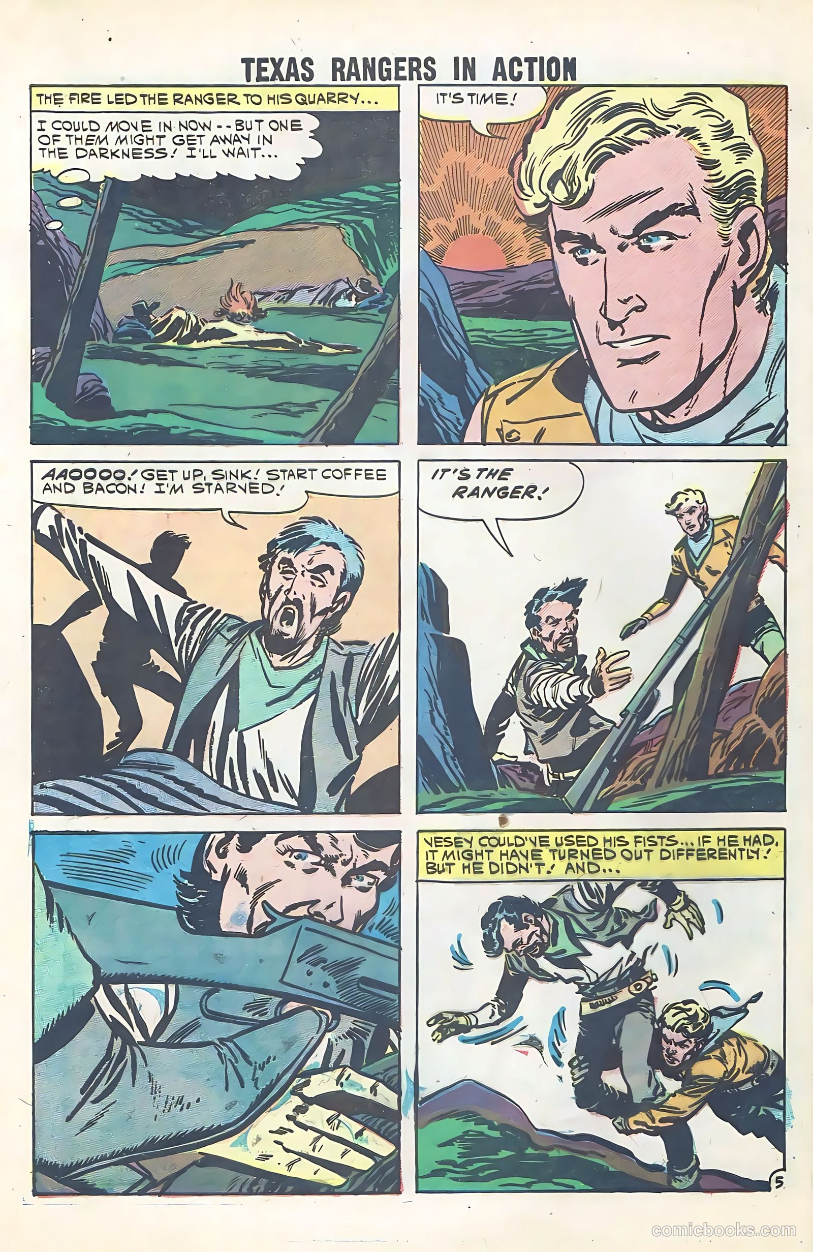 Texas Rangers in Action #25 (1960) — page 32 of 36