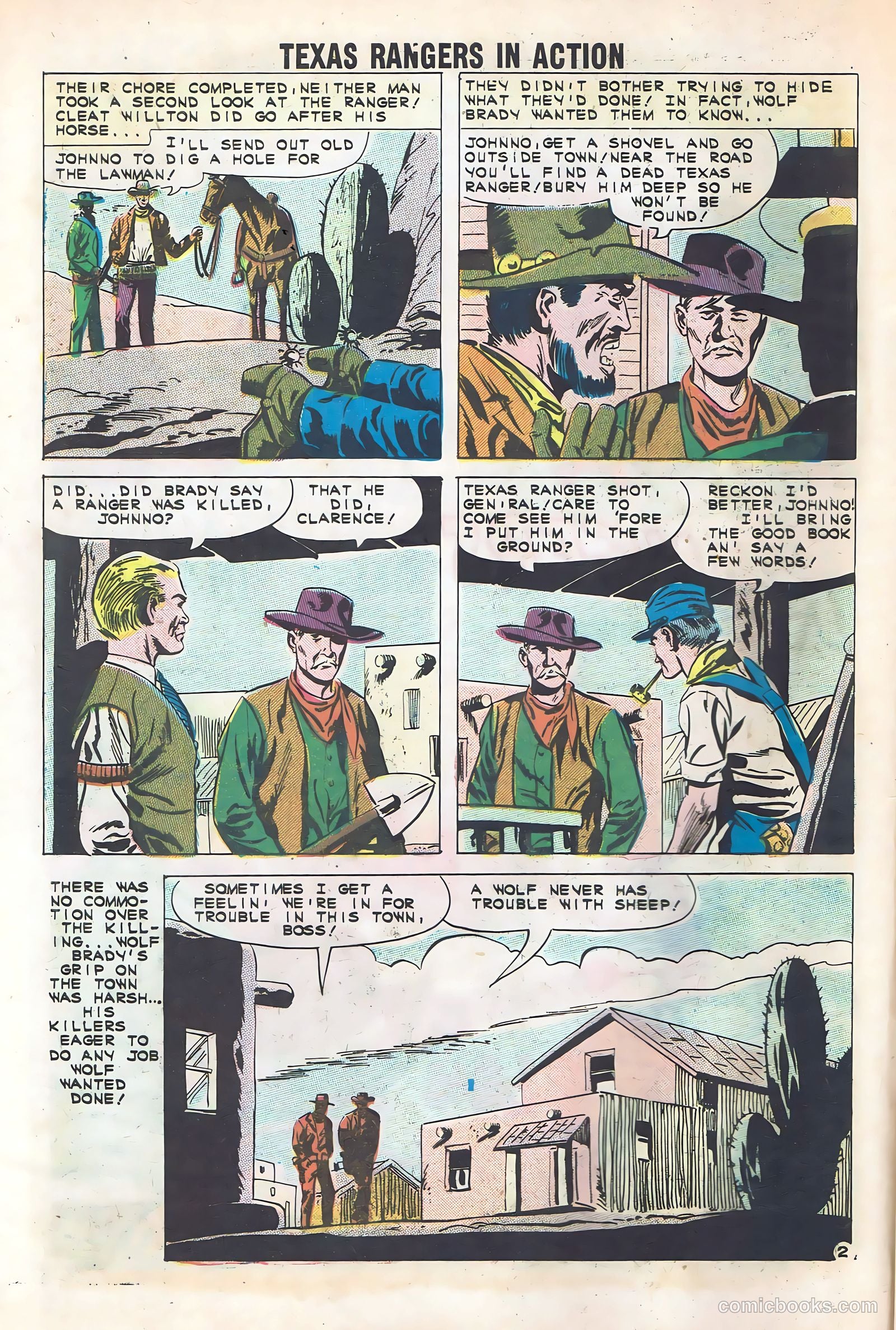 Texas Rangers in Action #28 (1961) — page 4 of 36