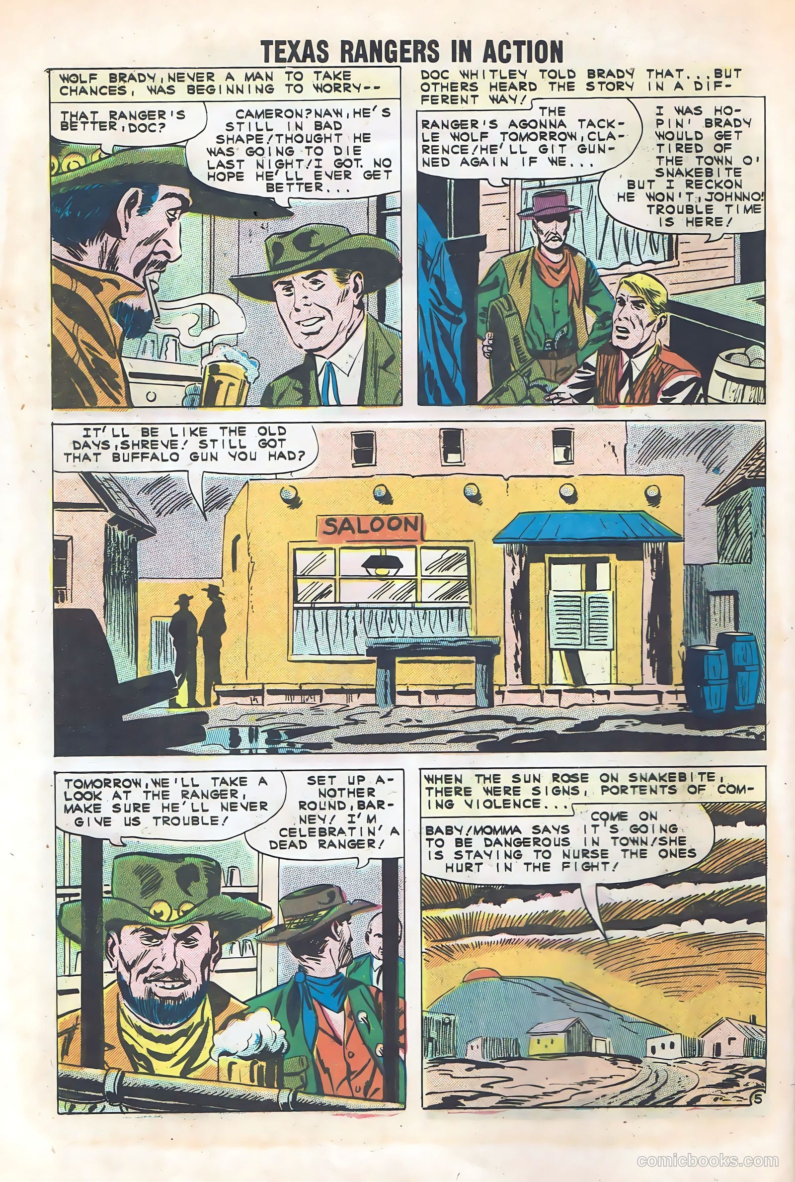 Texas Rangers in Action #28 (1961) — page 8 of 36
