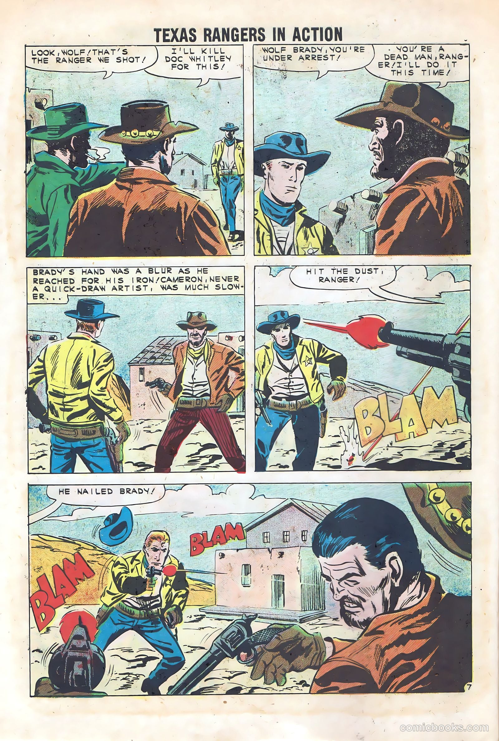 Texas Rangers in Action #28 (1961) — page 10 of 36